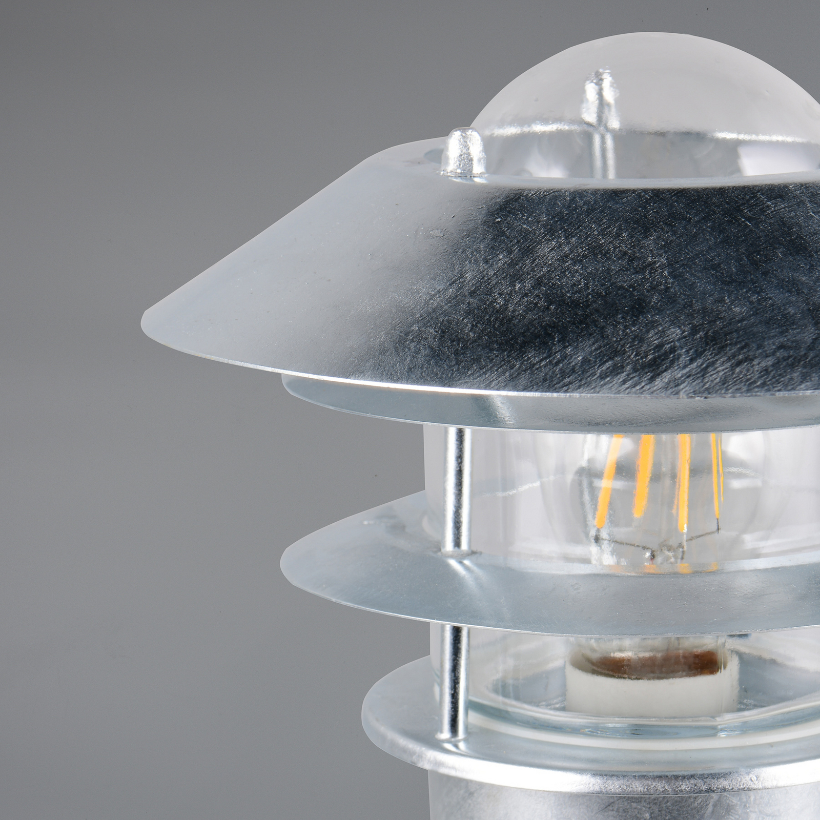 Осветление за пътеки Ruvuuma, цинков цвят, височина 100 cm, метал, IP44