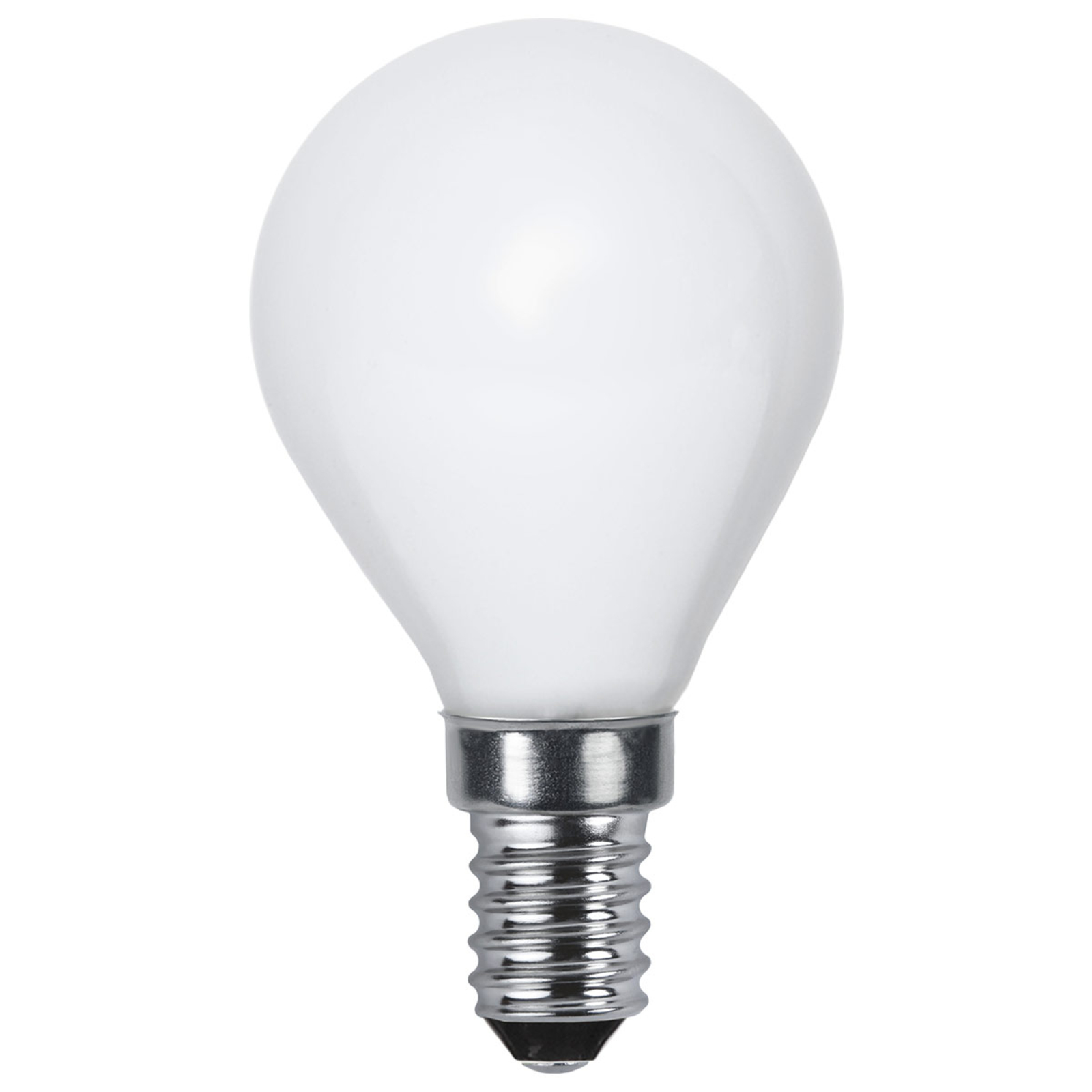 Golf ball LED bulb E14 2,700 K opal Ra 90