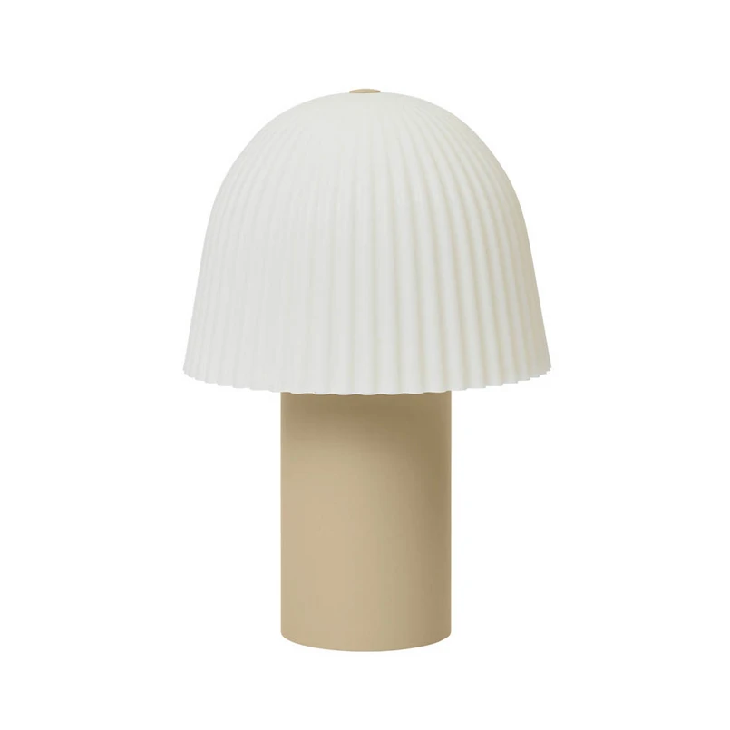 ferm LIVING – Frill Portable Tischleuchte Cashmere/White