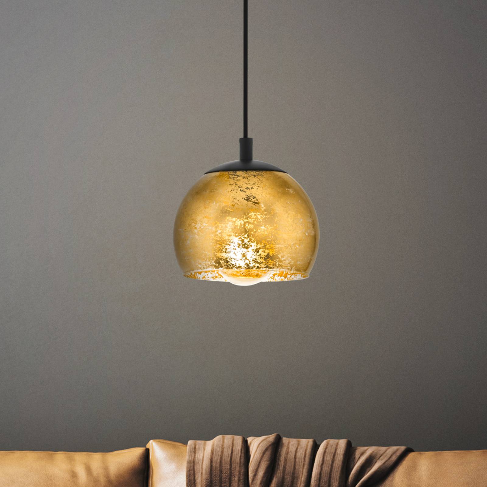 EGLO Suspension Albaraccin à 1 lampe, Ø 19 cm