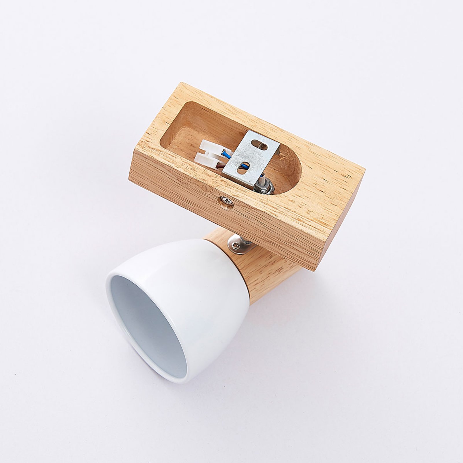 Thorin Wall Lamp Light Wood/White - Lindby