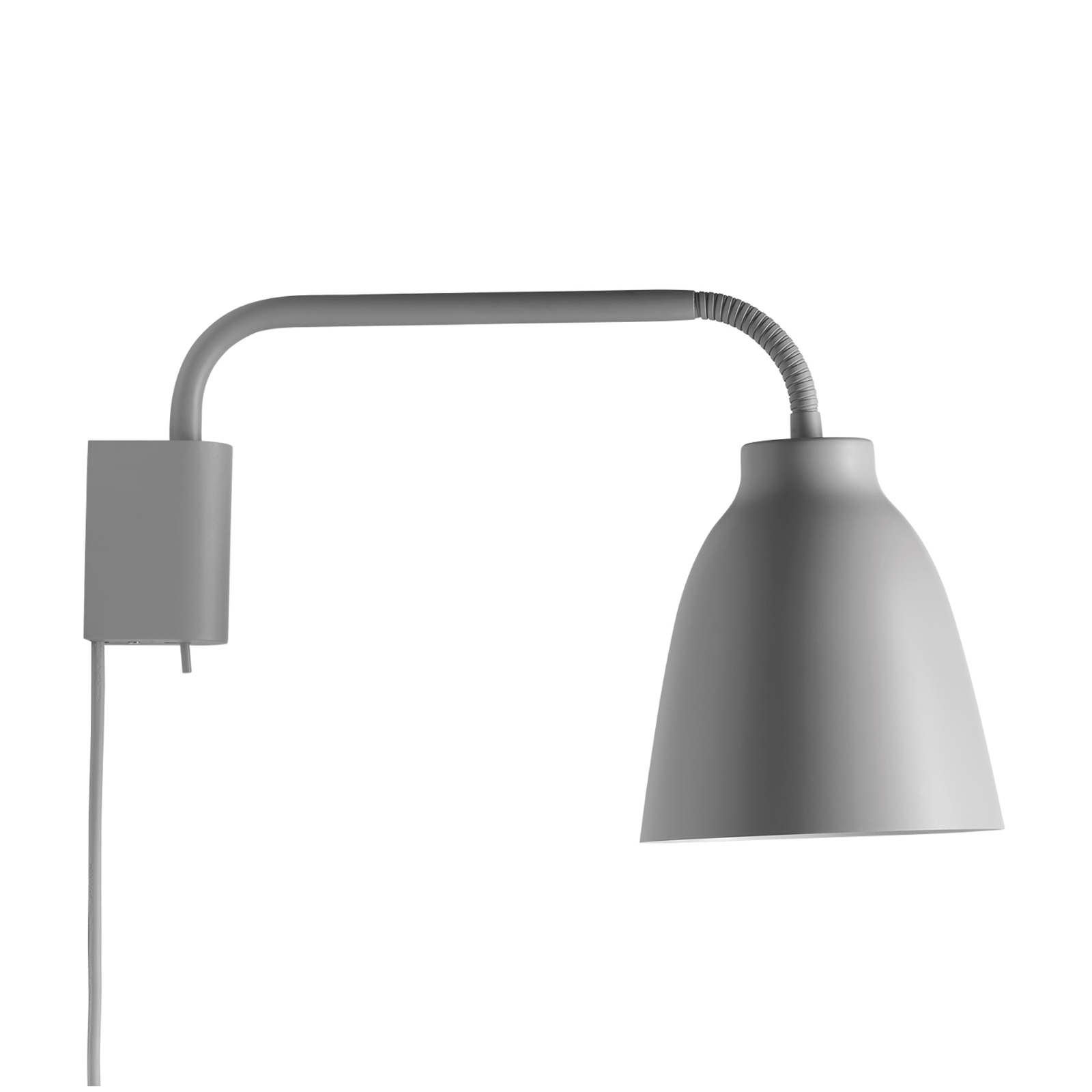 FRITZ HANSEN Caravaggio wall lamp, grey