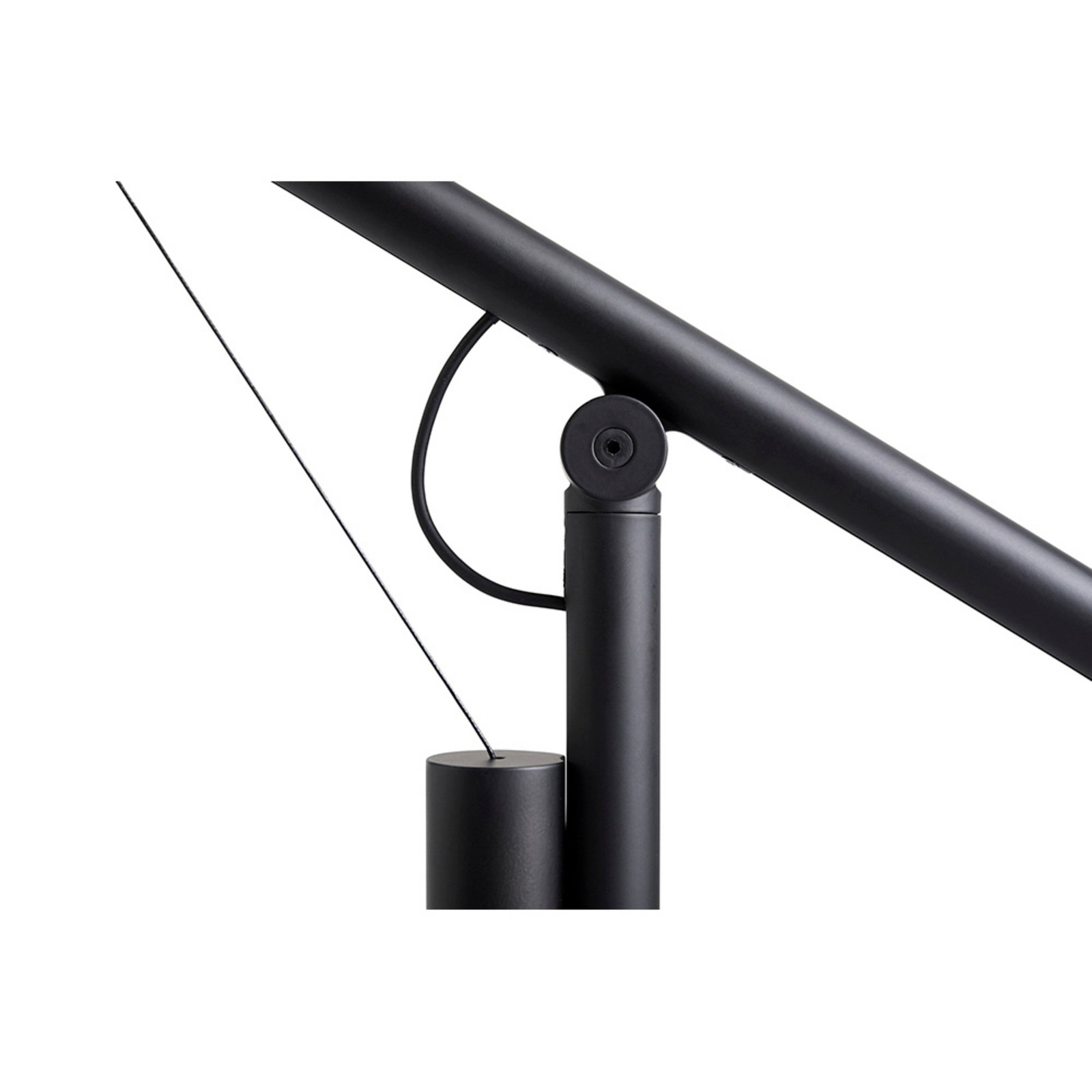 Fifty-Fifty Table Lamp Soft black - HAY