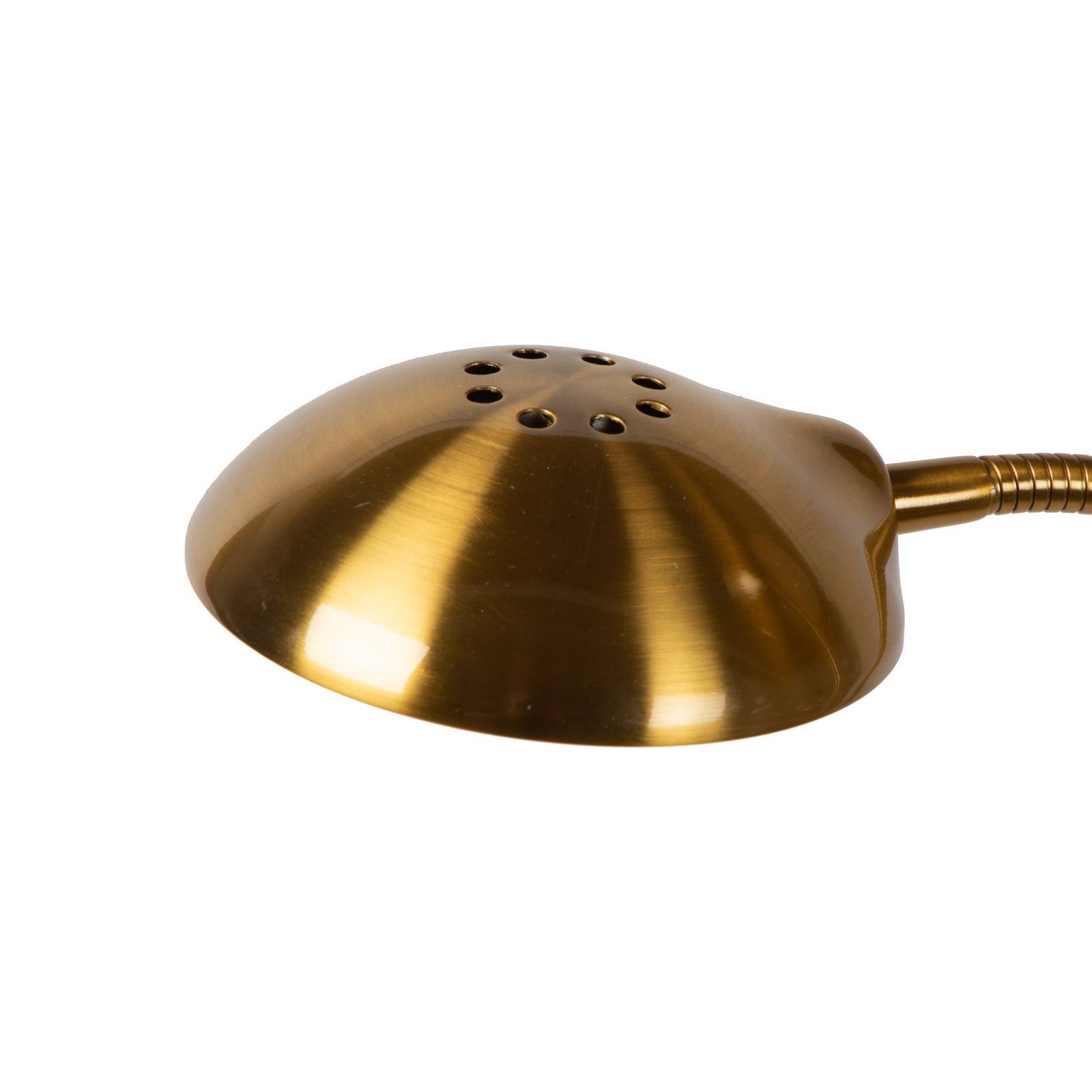 Lampa stojąca LED ZENITH, złota, 2-punktowa, wysokość 180 cm, metalowa,