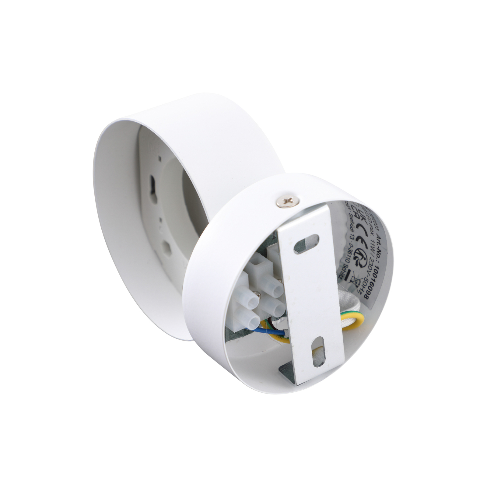 Aplică Lindby Jyla, albă, soclu în partea inferioară Aplică Lindby Jyla, albă, soclu în partea inferioară