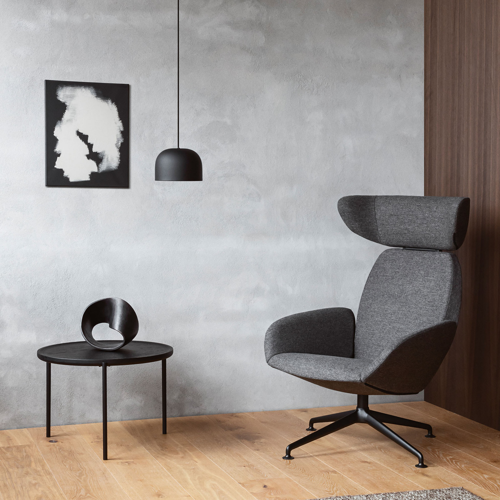 EVA Solo Quay lampă suspendată Ø 22cm negru - Camera de zi / sufragerie - modern - Metal