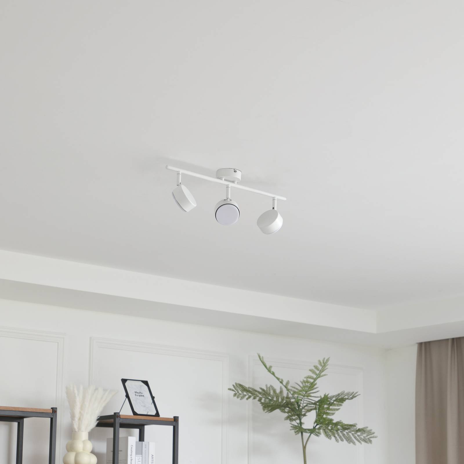 Lindby Deckenleuchte Jyla, 3-flammig, weiß matt günstig online kaufen