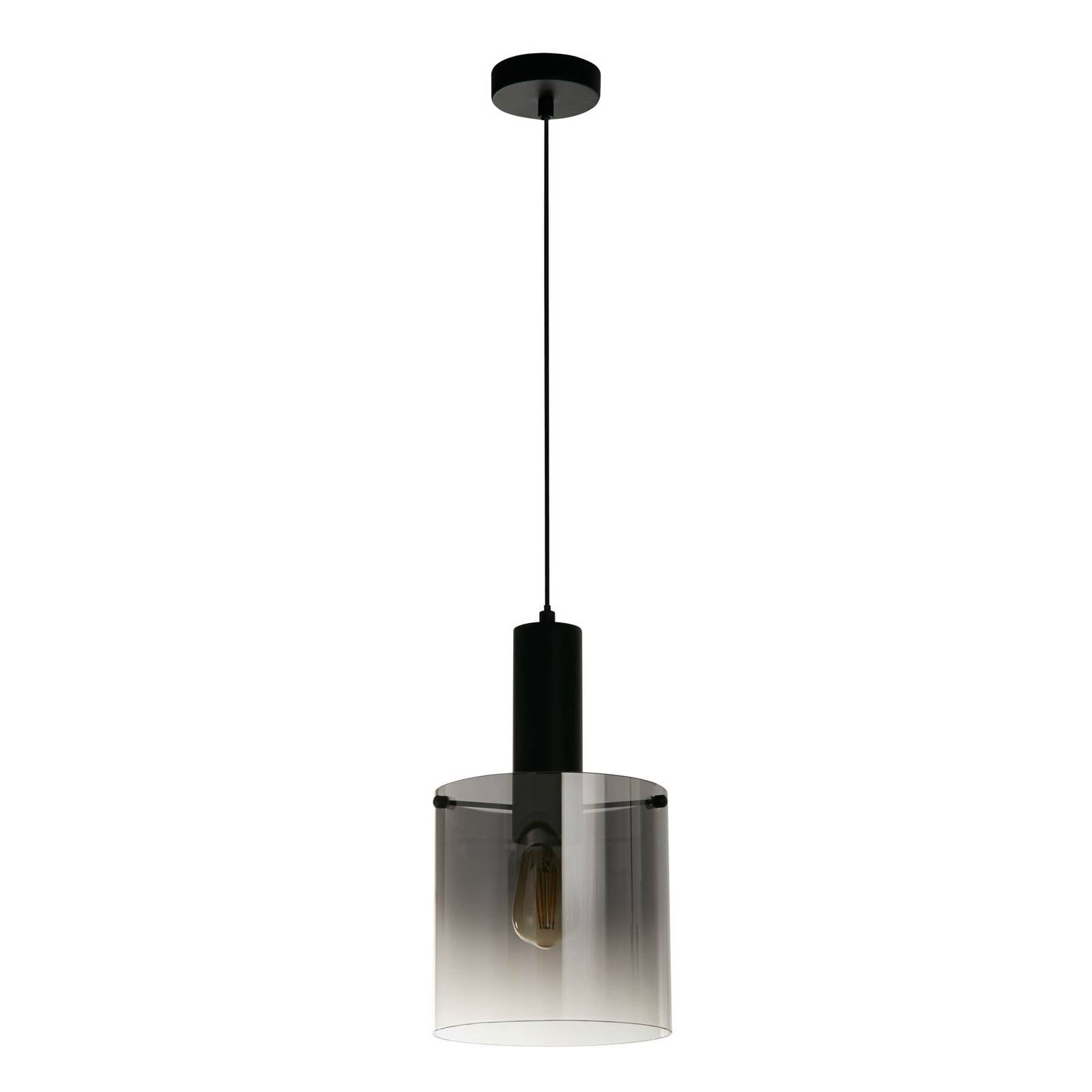Hängeleuchte Sweden, einflammig, Stahl, Glas, E27