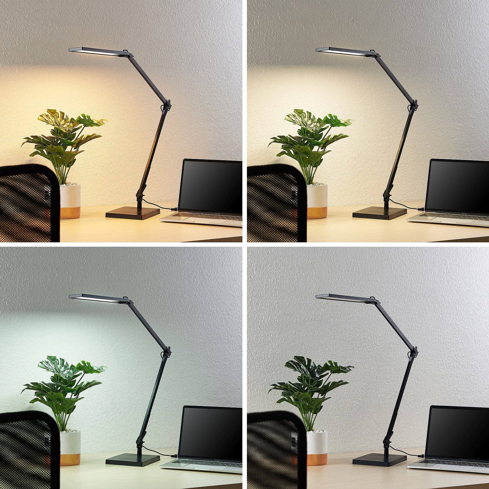 Antisa LED Table Lamp Dim Black - Lindby