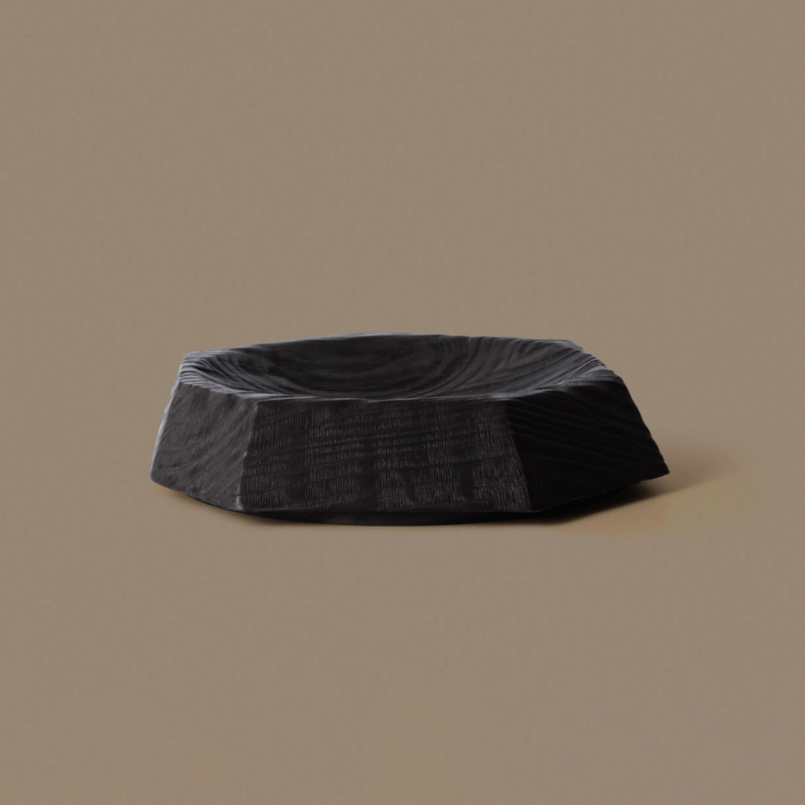 Koh Schale, dunkelbraun, Ø 35 cm, Kiefernholz - ferm LIVING