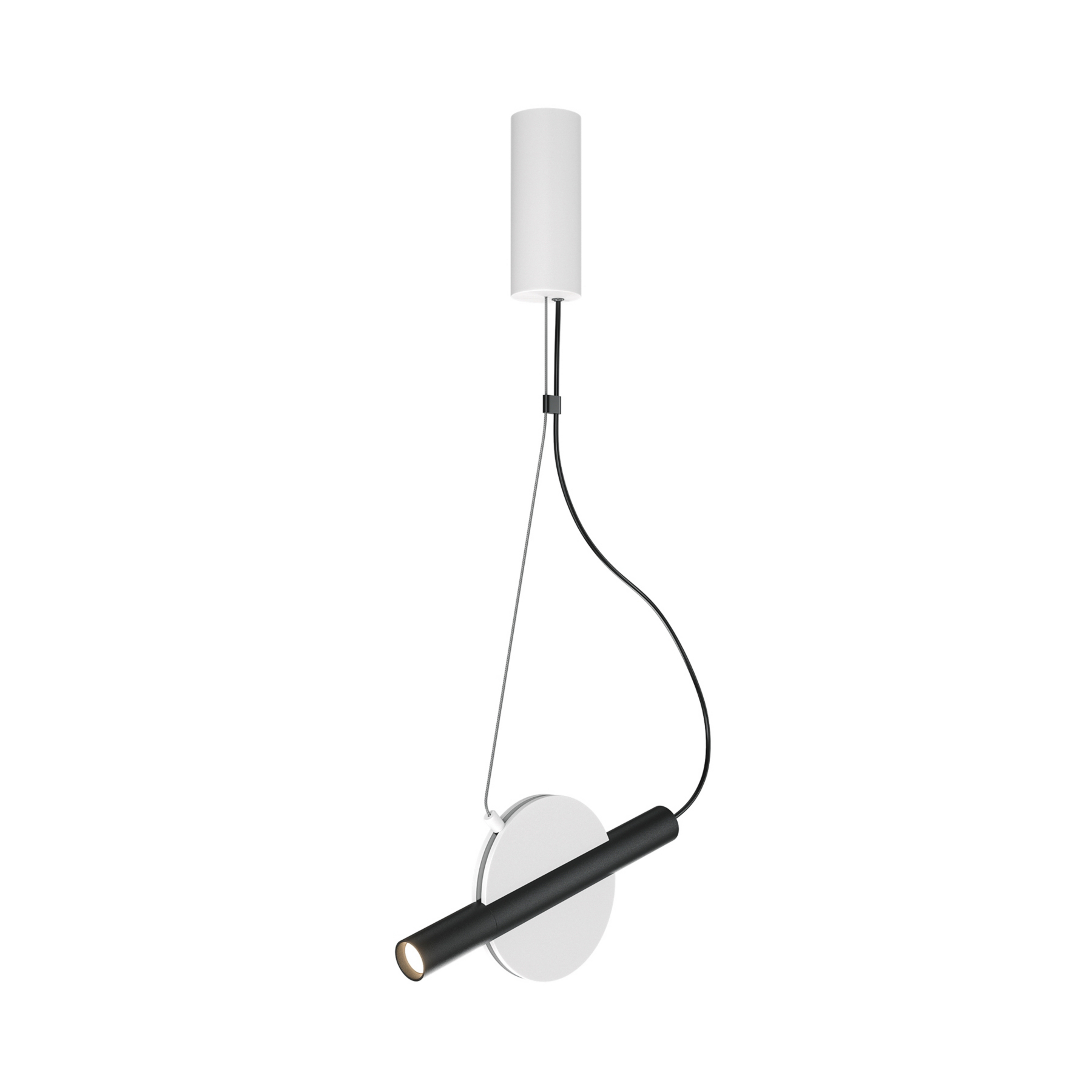 Maytoni Enigma Suspension LED, réglable, blanc