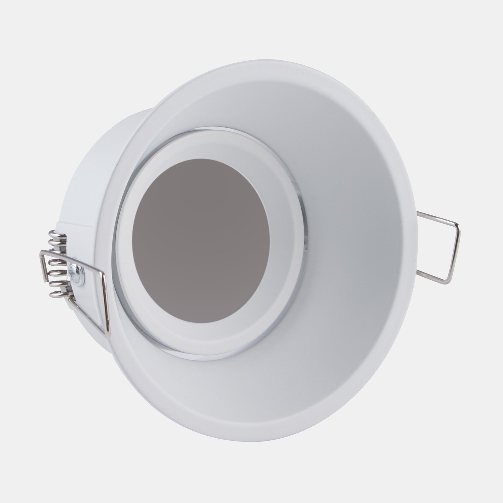 Slim Trim recessed light, white, Ø 9.4 cm, IP20, aluminium, GU10