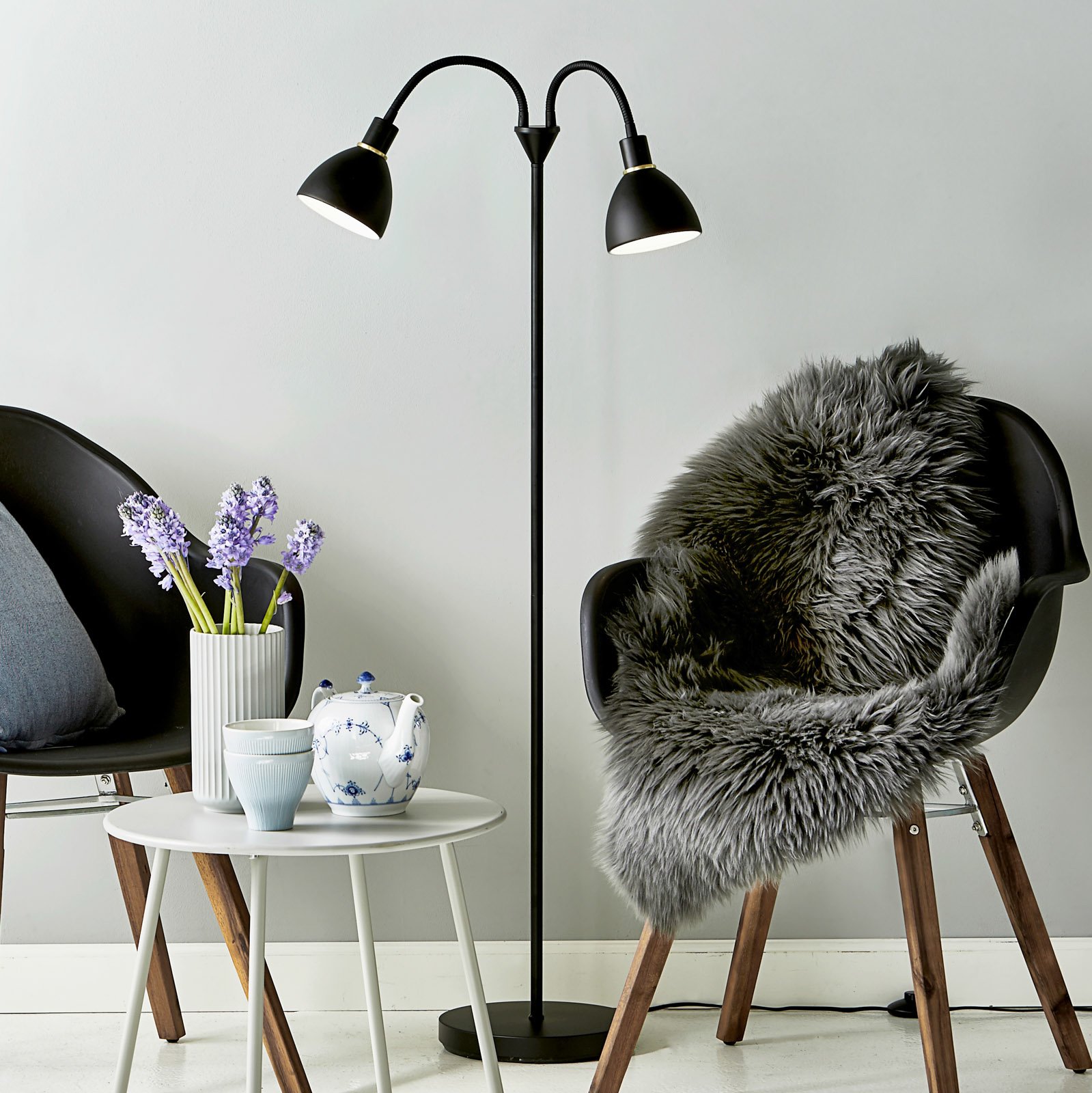 Ray Double Stehleuchte Black - Nordlux
