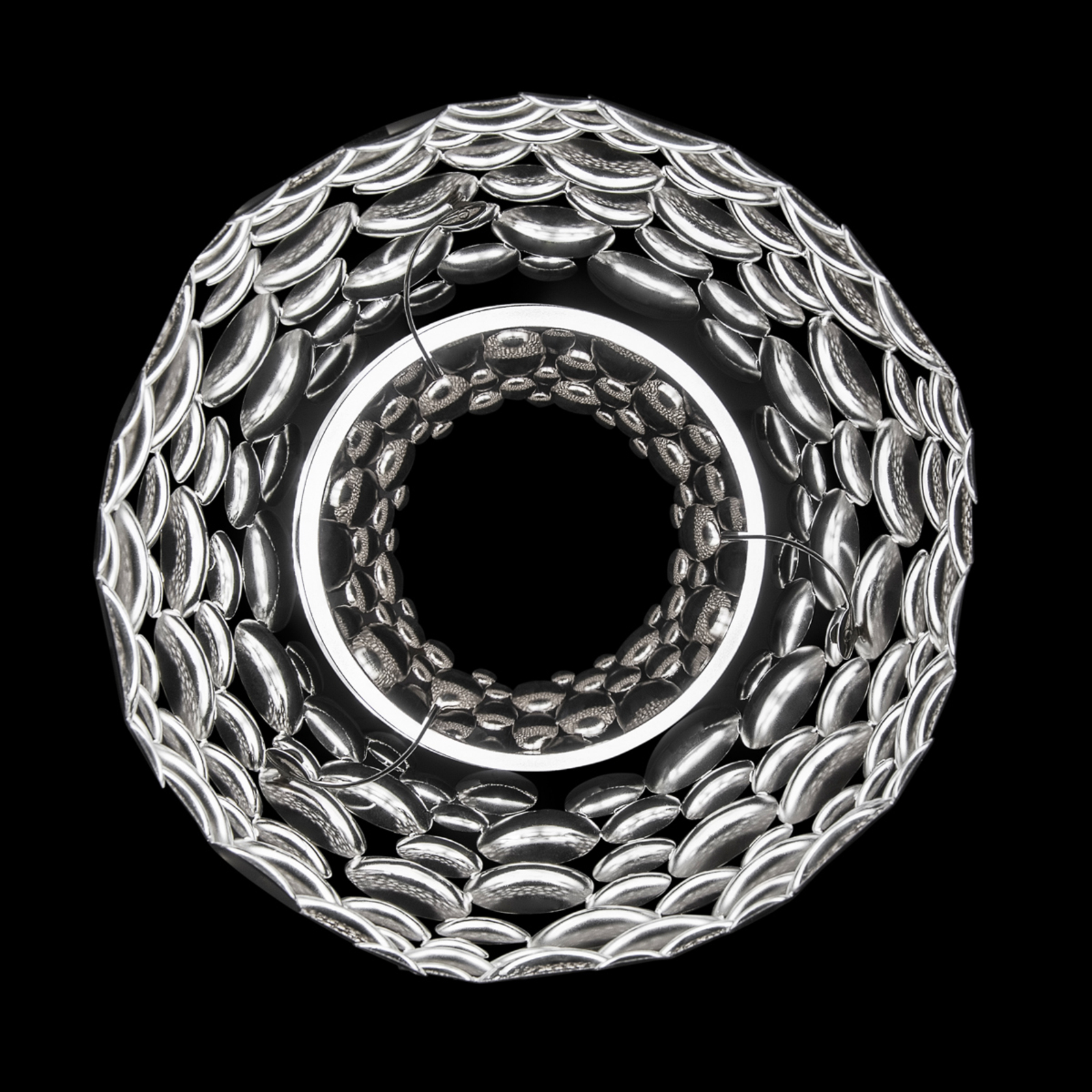 Terzani Anish - LED-Hängeleuchte, nickel