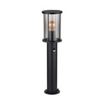 Wegeleuchte Gracey, schwarz, Sensor, 60 cm, IP54, E27