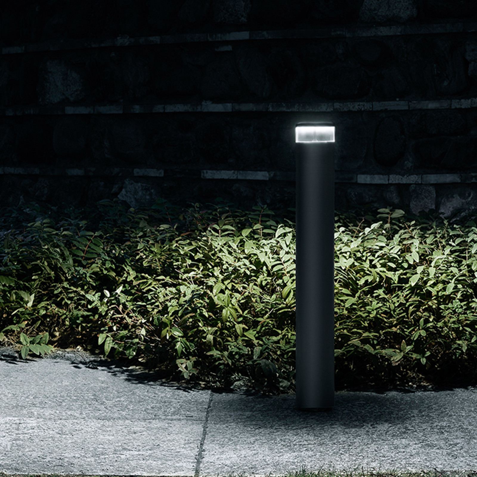 FLOS Pointbreak Bollard 2 2.700K antracit 60cm