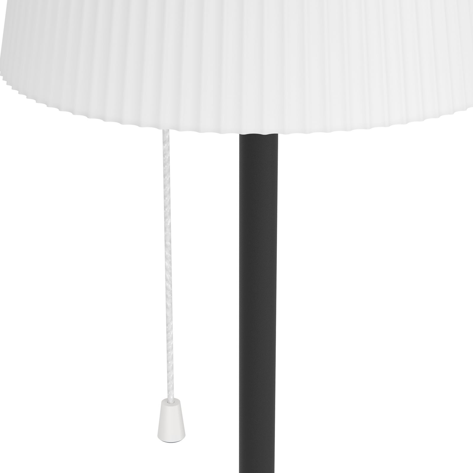 Päikesepaneeliga LED-terrassilamp Scordiano-L, must, kõrgus 120 cm