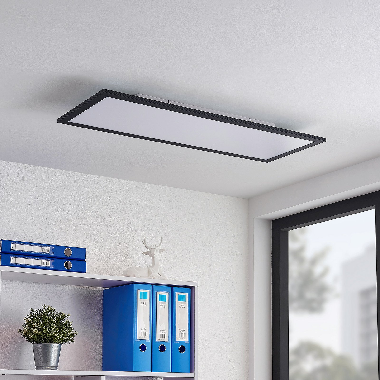 Nelios Kattovalaisin LED 4000K 80x30 Black - Lindby