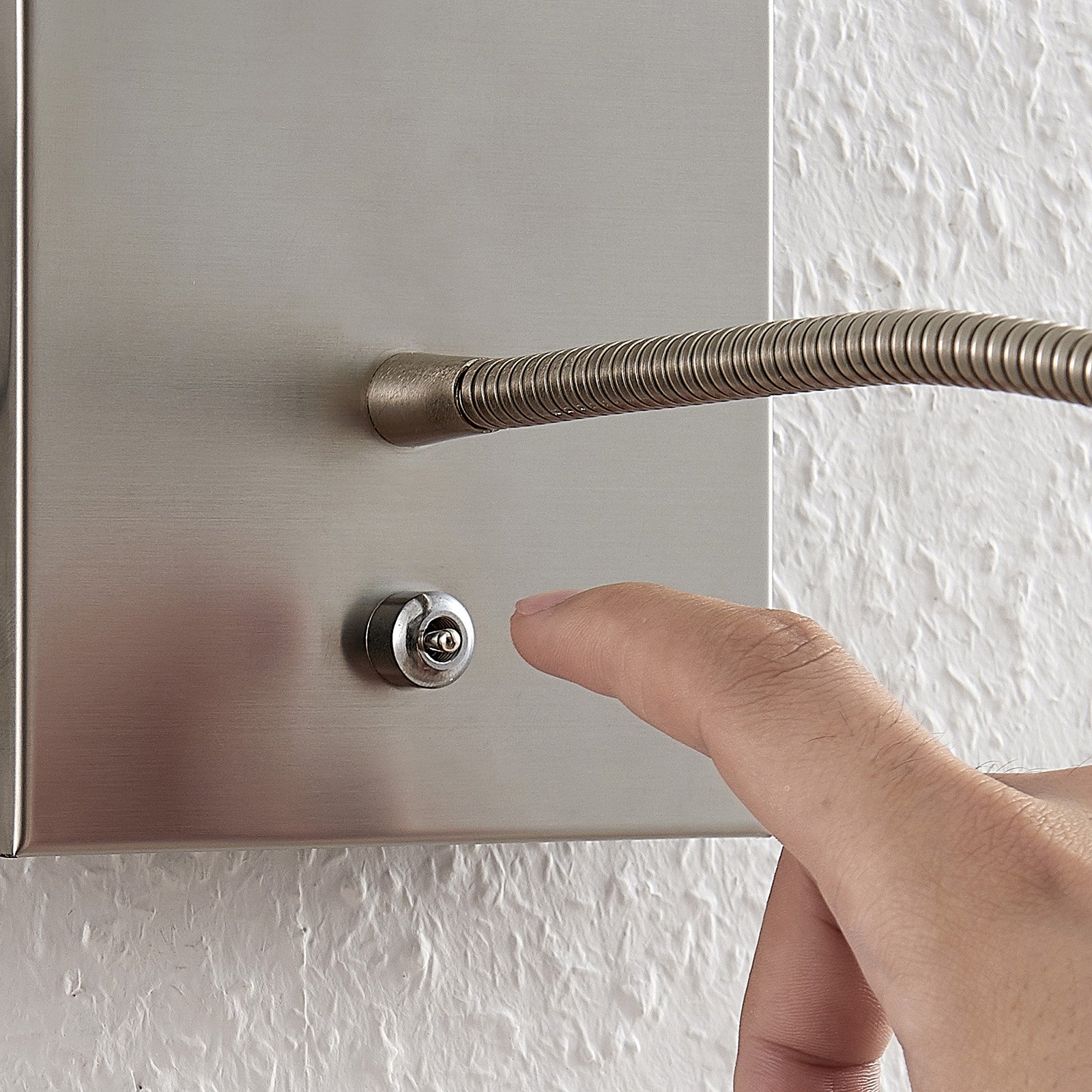 Legera LED Applique da Parete Nickel - Lindby