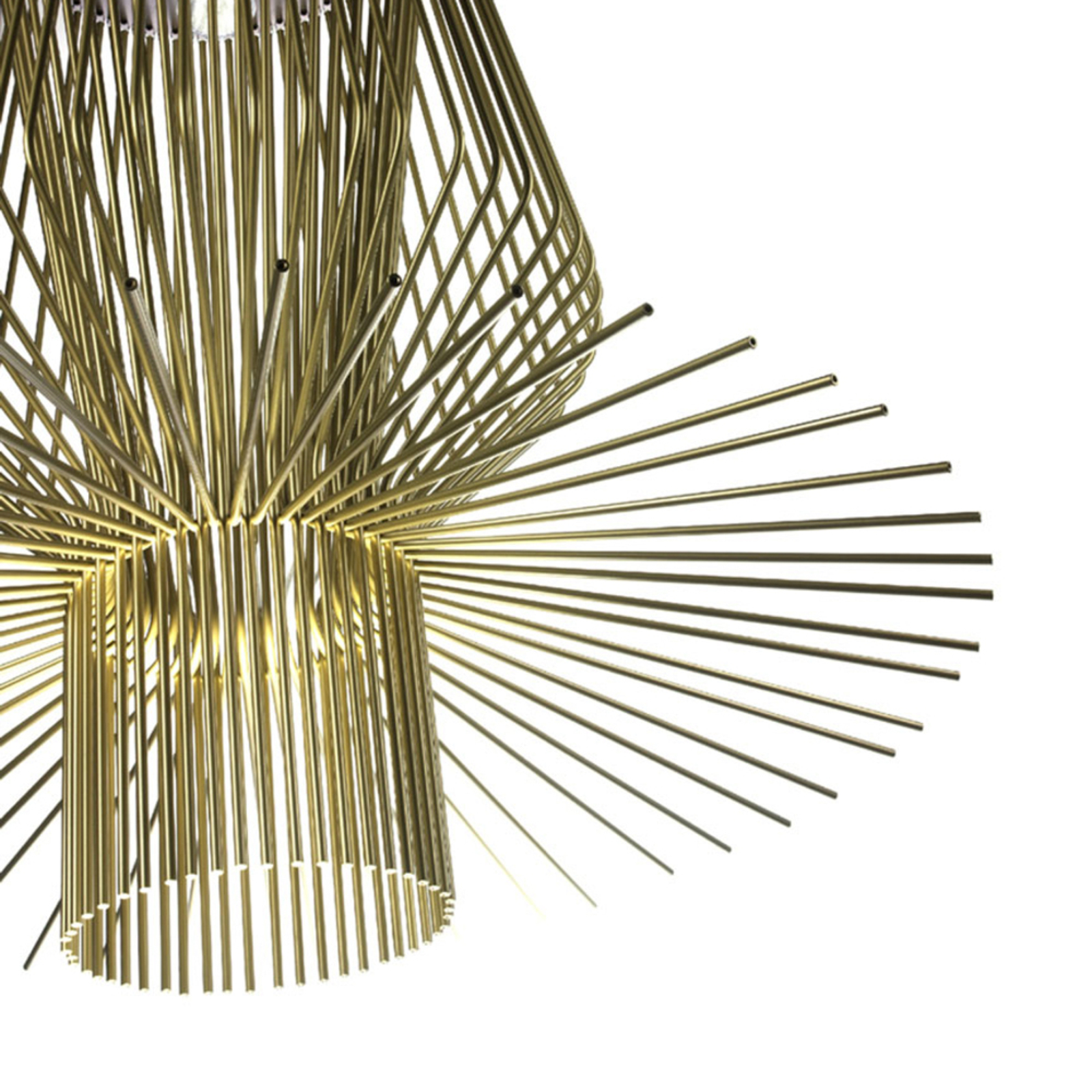 Foscarini Allegro Assai LED-Hängeleuchte, gold