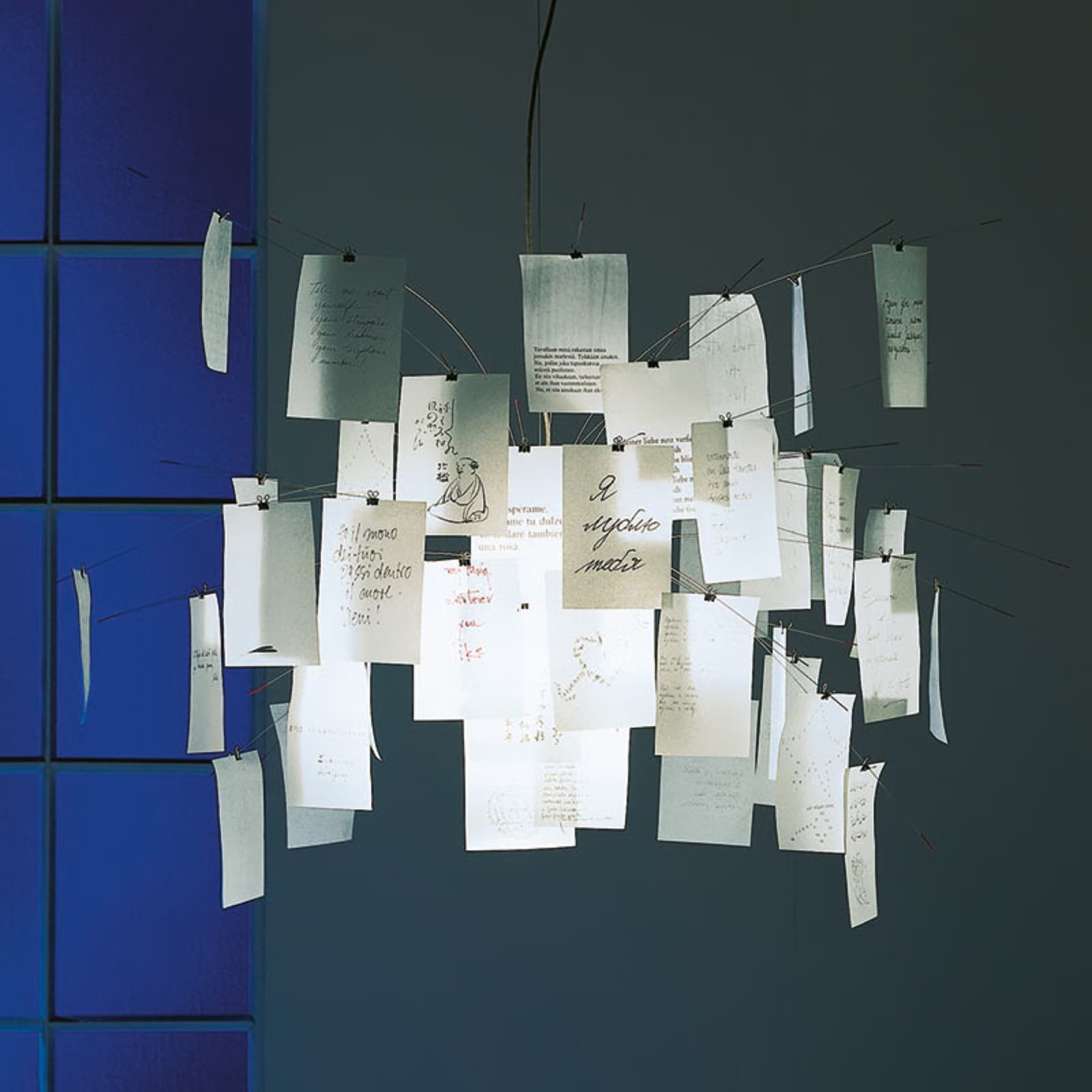 Zettel'z lampe 5 Pendelleuchte - Ingo Maurer