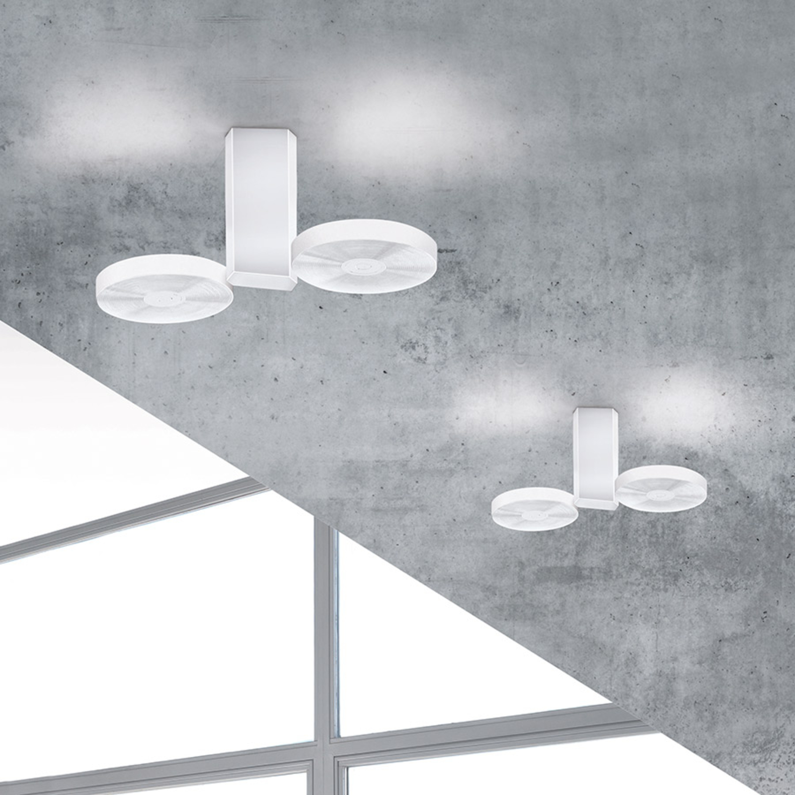 ICONE Cidi - LED ceiling light, white