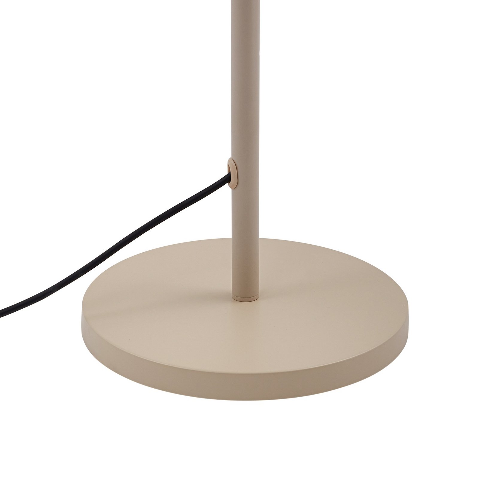 Lucande terrasselampe Jaimy, beige, metal, 150 cm, E27