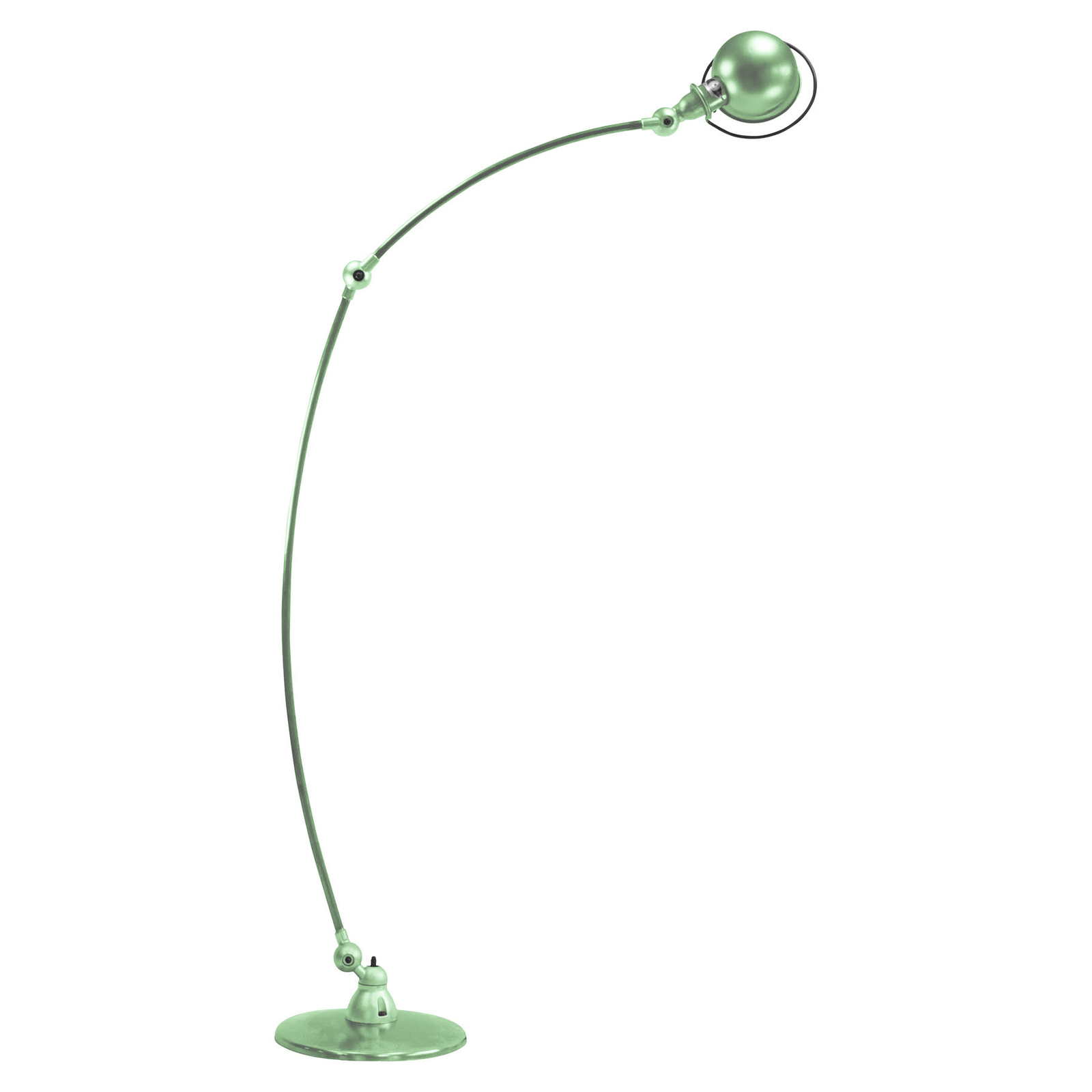 Jieldé Loft C1260 buegulvlampe, mintgrønn
