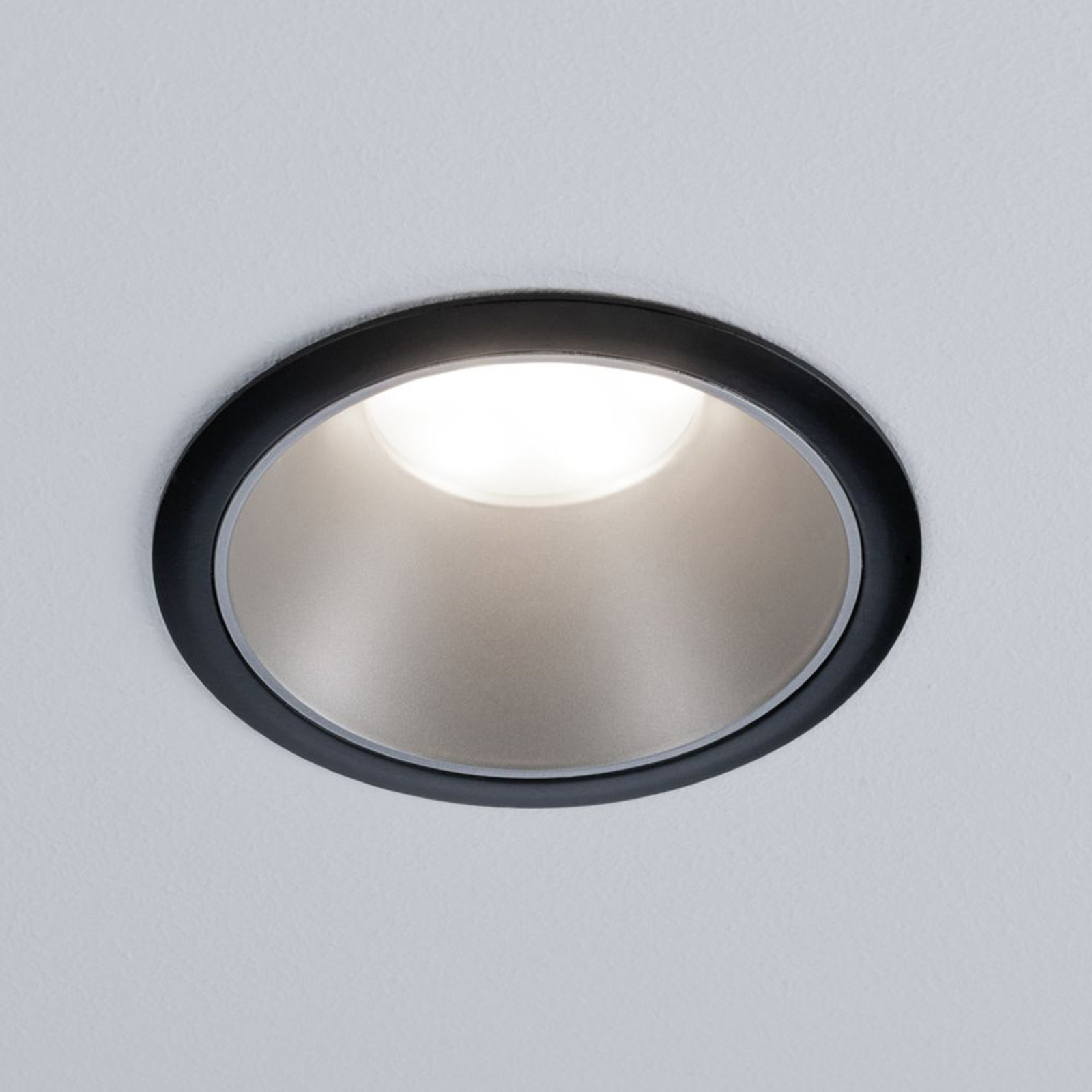 Paulmann Cole spotlight LED, plata-negro