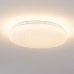 Lámpara de techo EGLO connect Totari-Z, Ø38cm, 19W, efecto cristal