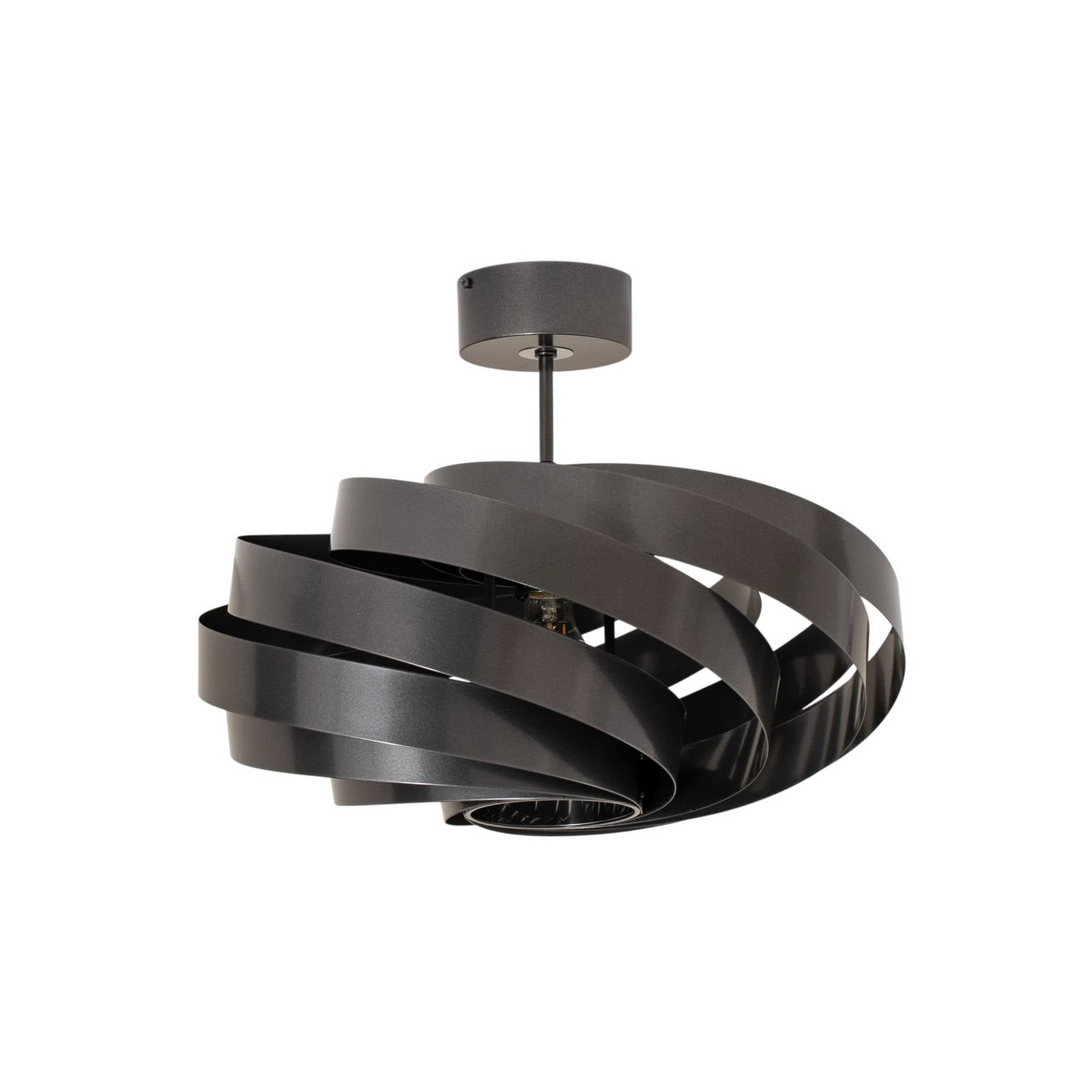 Deckenleuchte Vento, anthrazit, Ø 50 cm