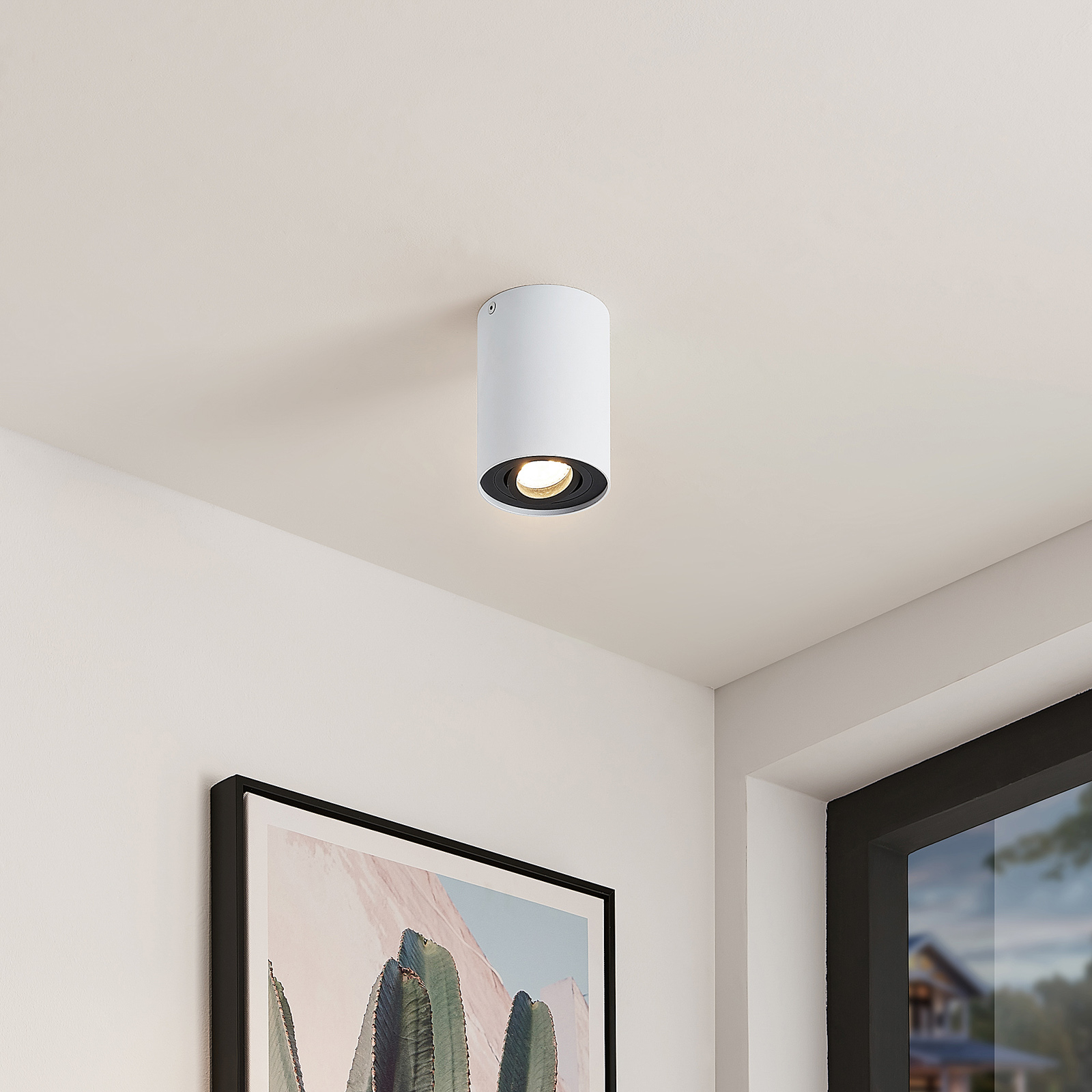 Jolina Round Stropné Lampa Black/White - Arcchio