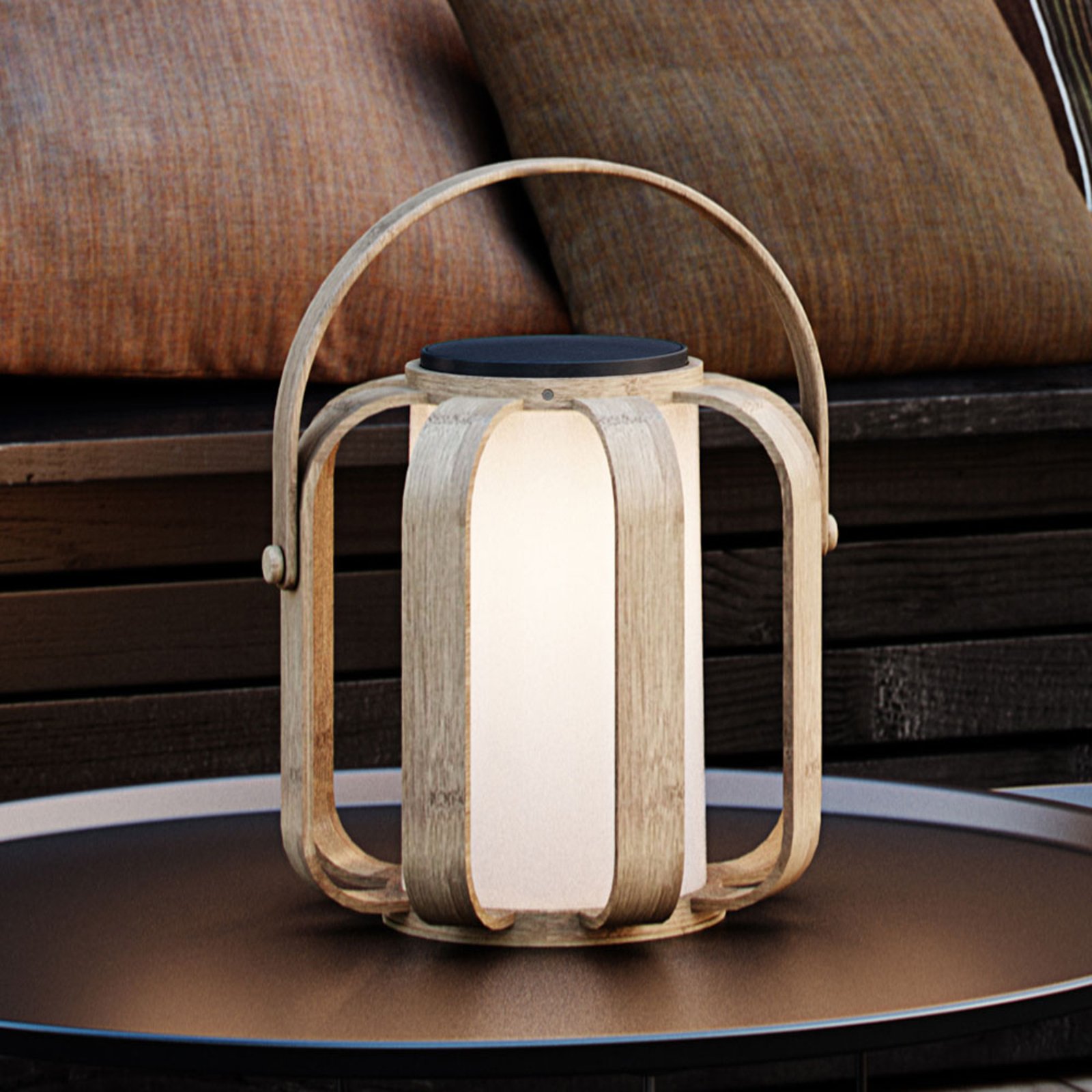 Bob To Go LED Lámpara Solar Bamboo - Nordlux