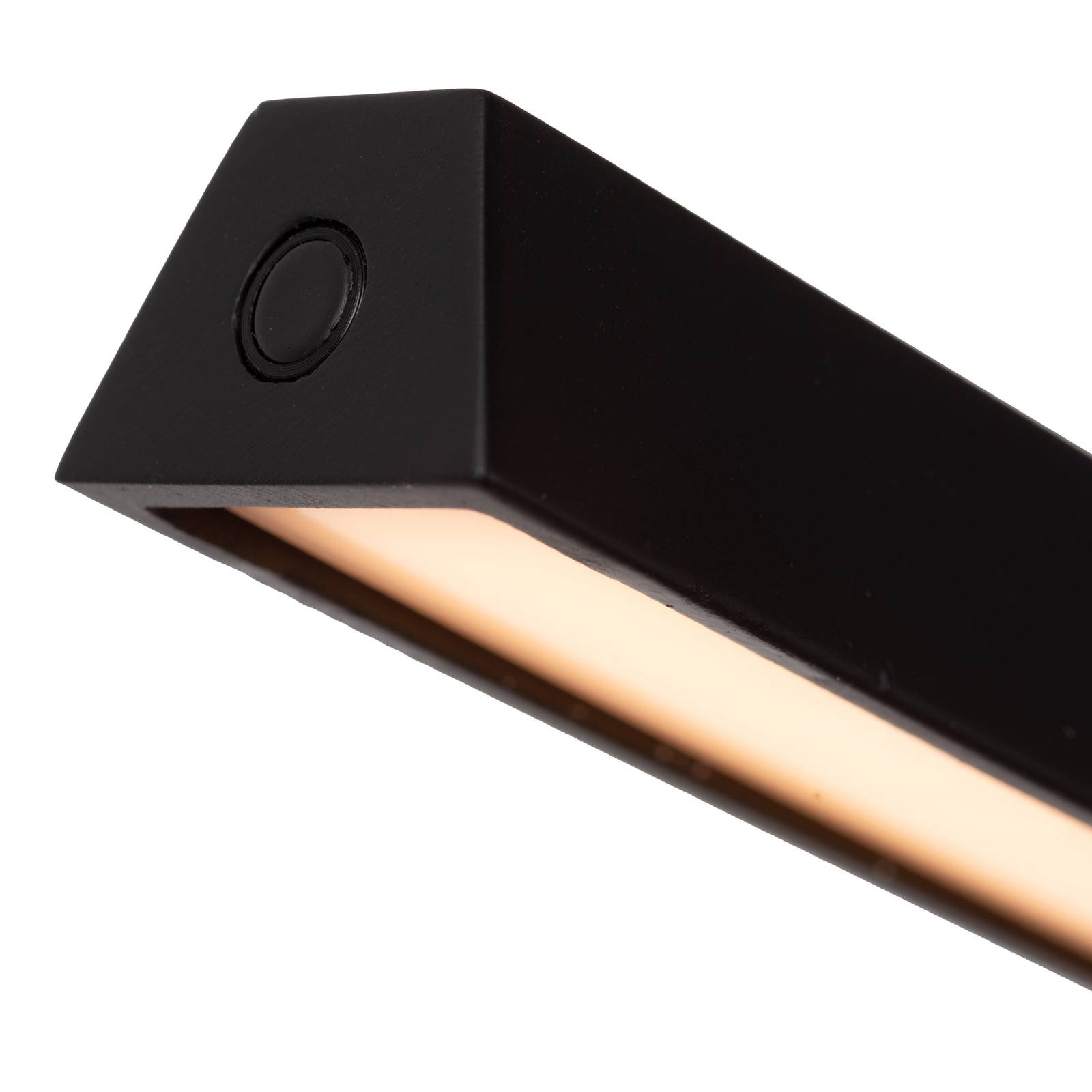 Lampa stojąca LED Lavale, czarna, ściemniana, wysokość 138 cm