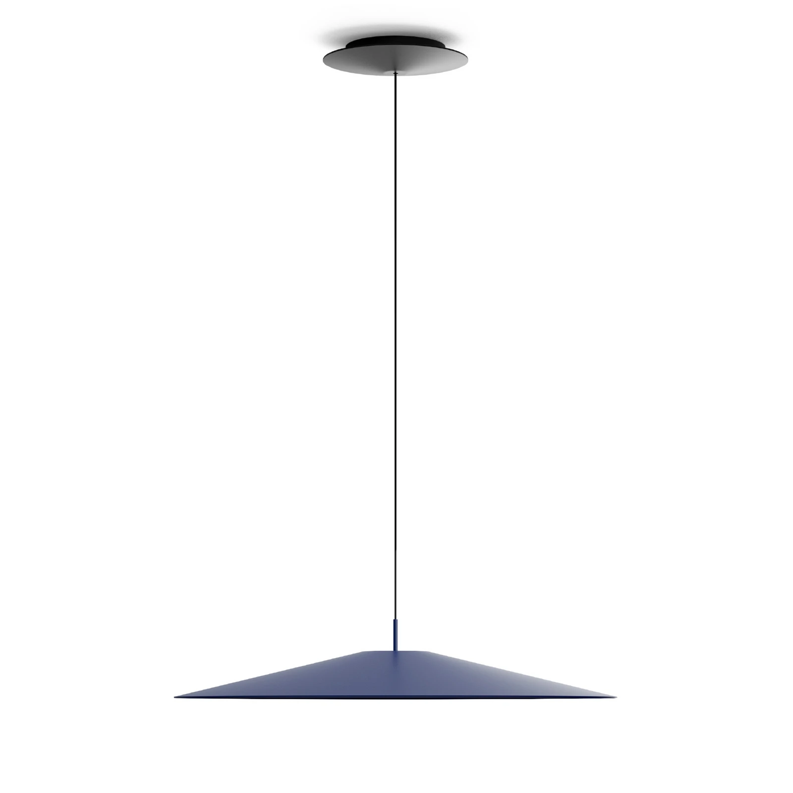 Luceplan Koinè LED-Hängeleuchte 927 Ø55cm blau