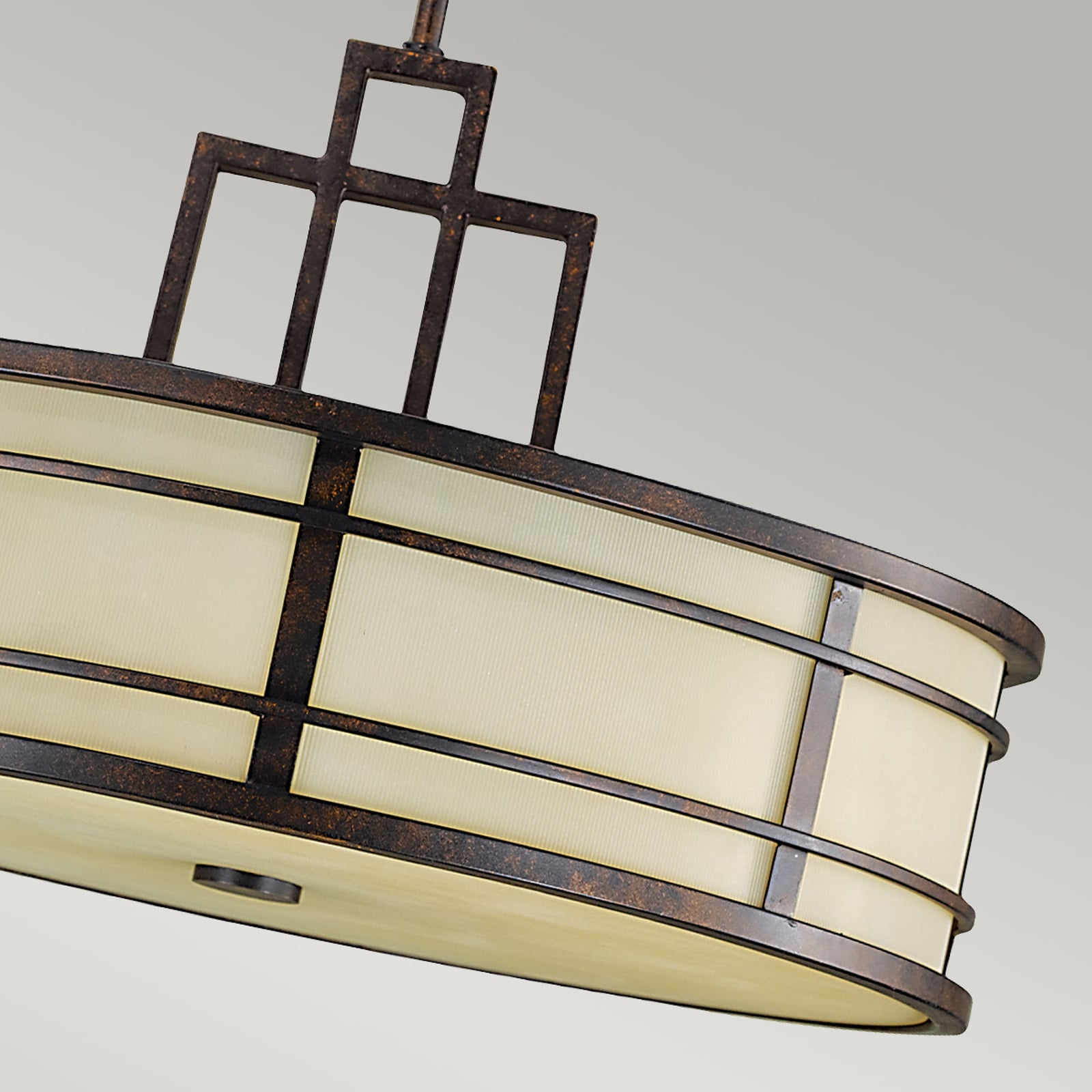 Fusion hængelampe, bronze/rav, 53 cm - FEISS Fusion hængelampe, bronze/rav, 53 cm - FEISS