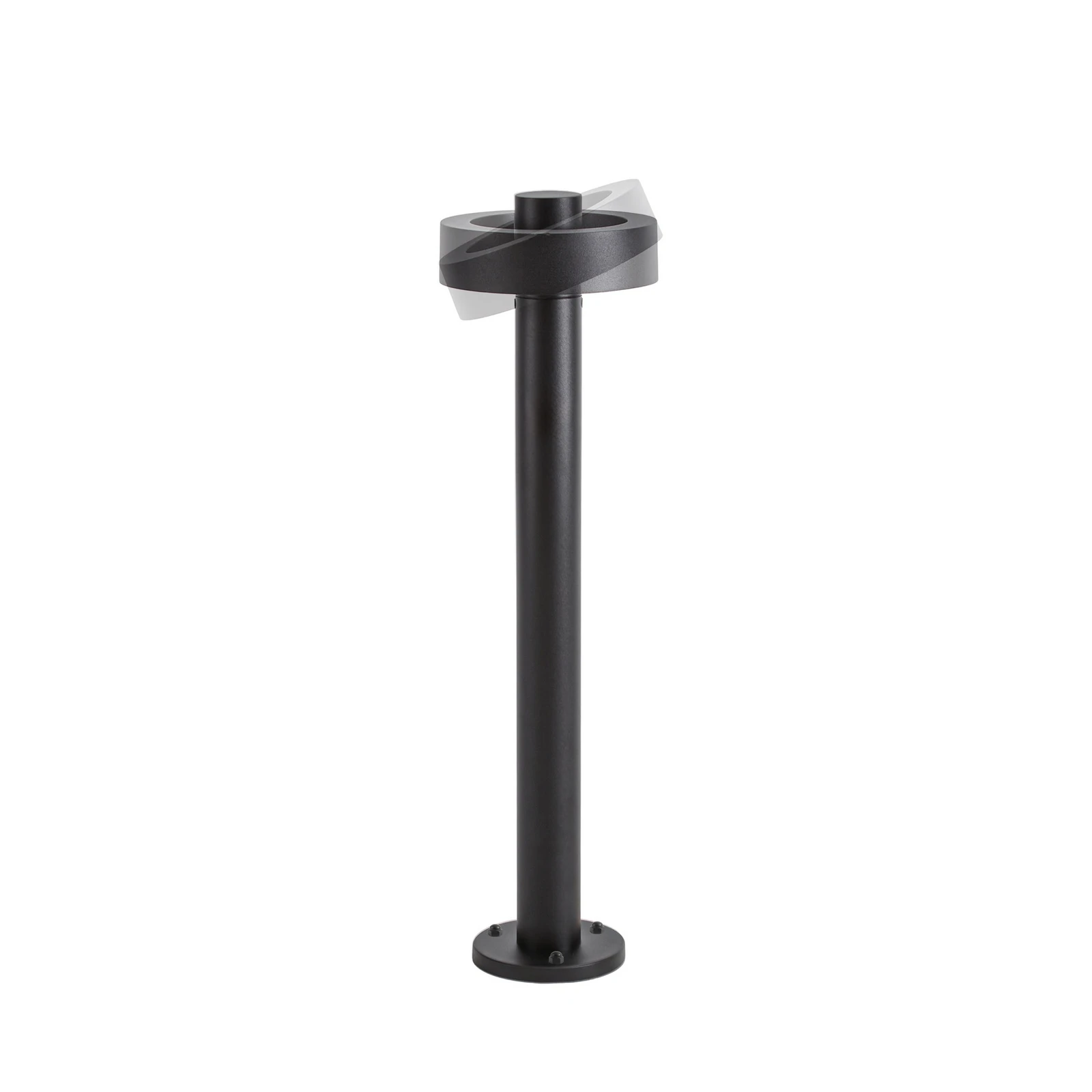 Lucande LED-väglampa Nirella, 60 cm, svart, CCT, IP65