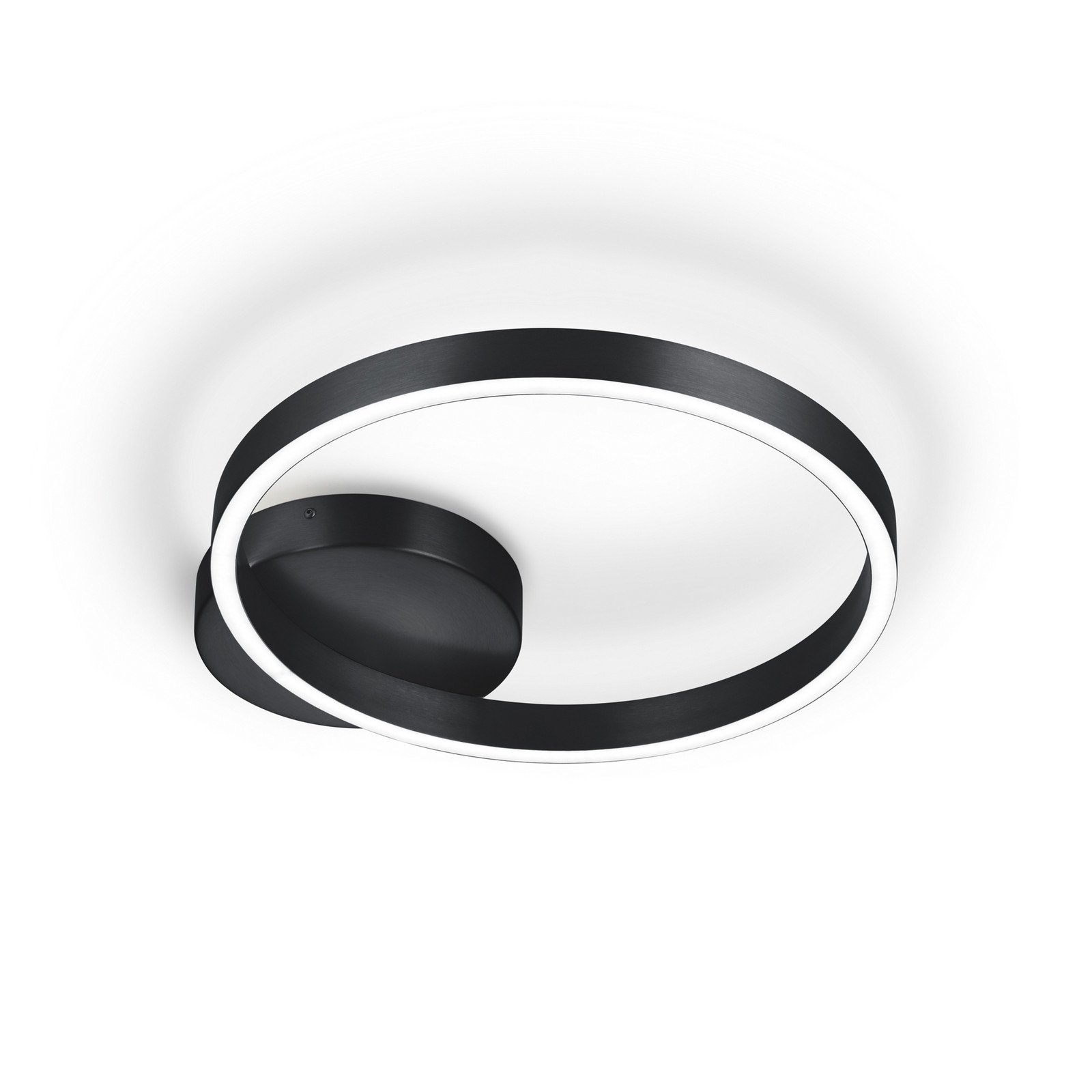 Plafonieră cu LED Anel-40 negru direct/indirect