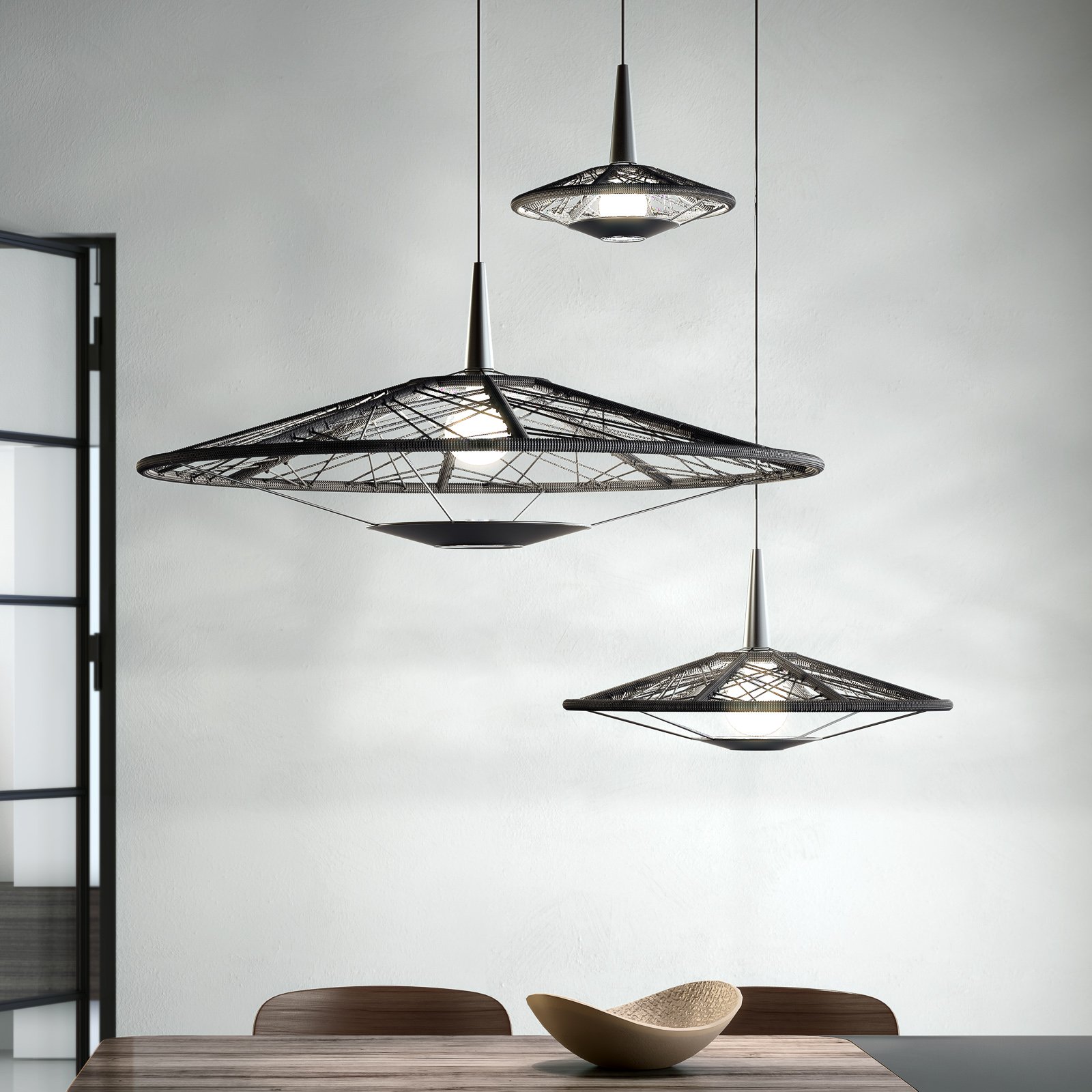 Carpa Pendant M Black - Forestier