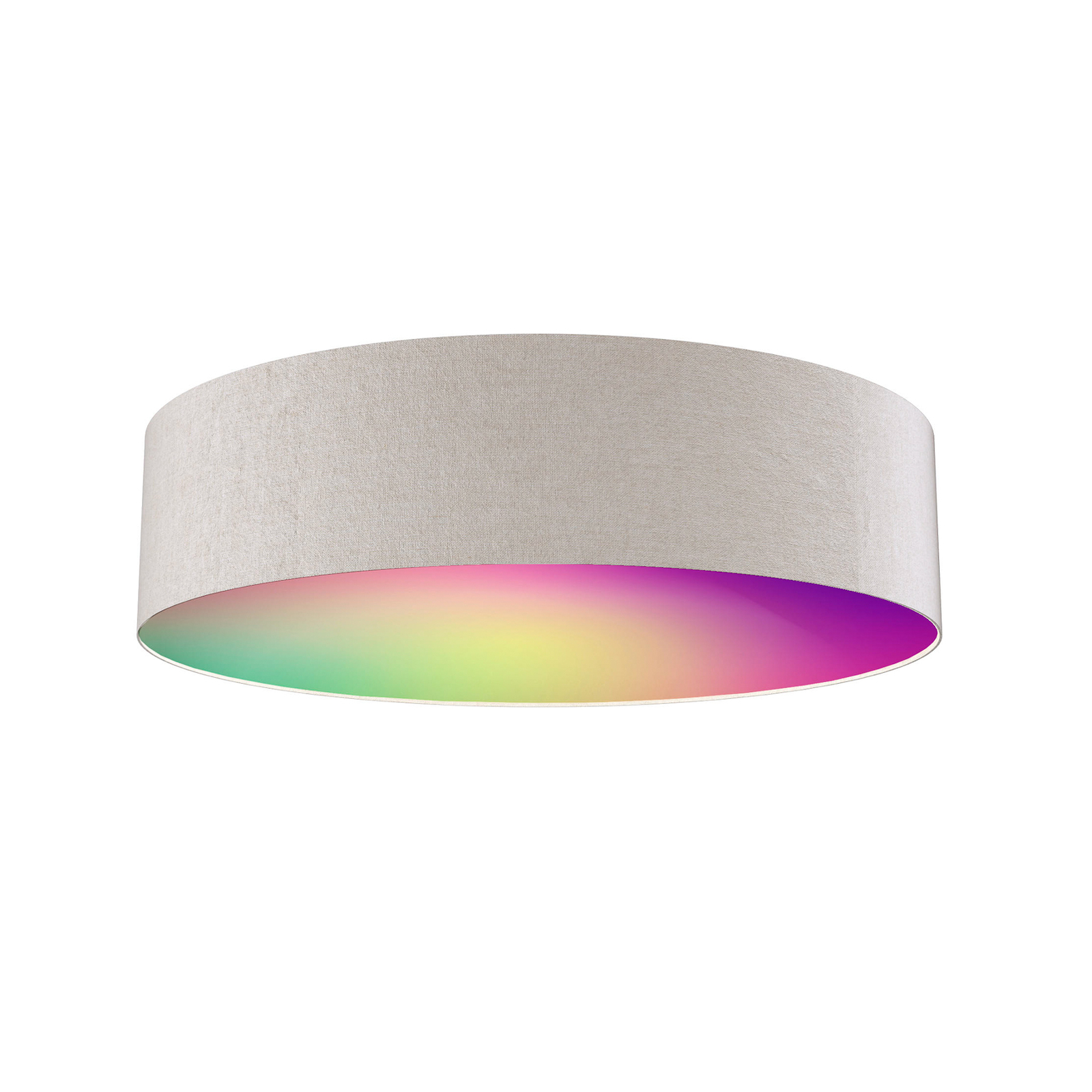 Müller Licht tint LED ceiling light Malea, RGB, CCT, sand