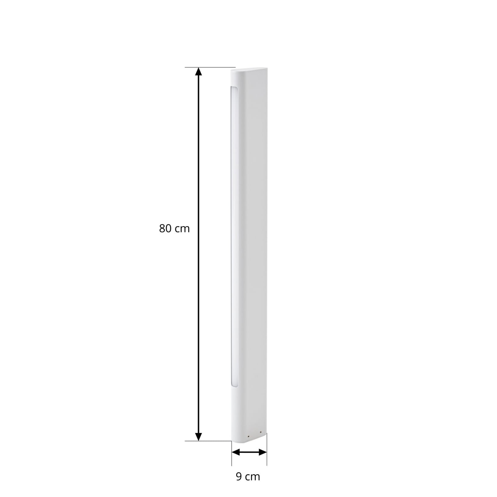 Celiora LED path light, height 80 cm, grey, IP65 - Lucande Celiora LED path light, height 80 cm, grey, IP65 - Lucande