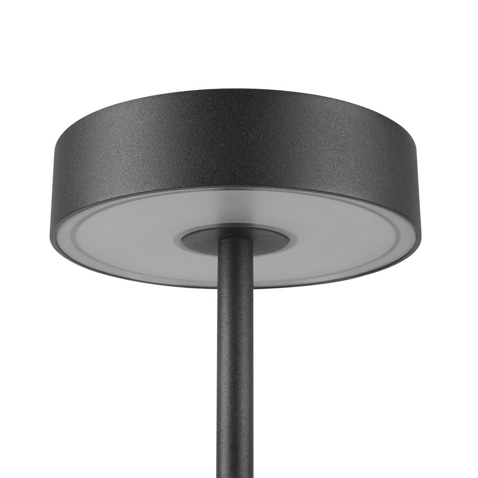 Lampa akumulatorowa LED Vinolina SLV, czarna, CCT, aluminium, wysokość