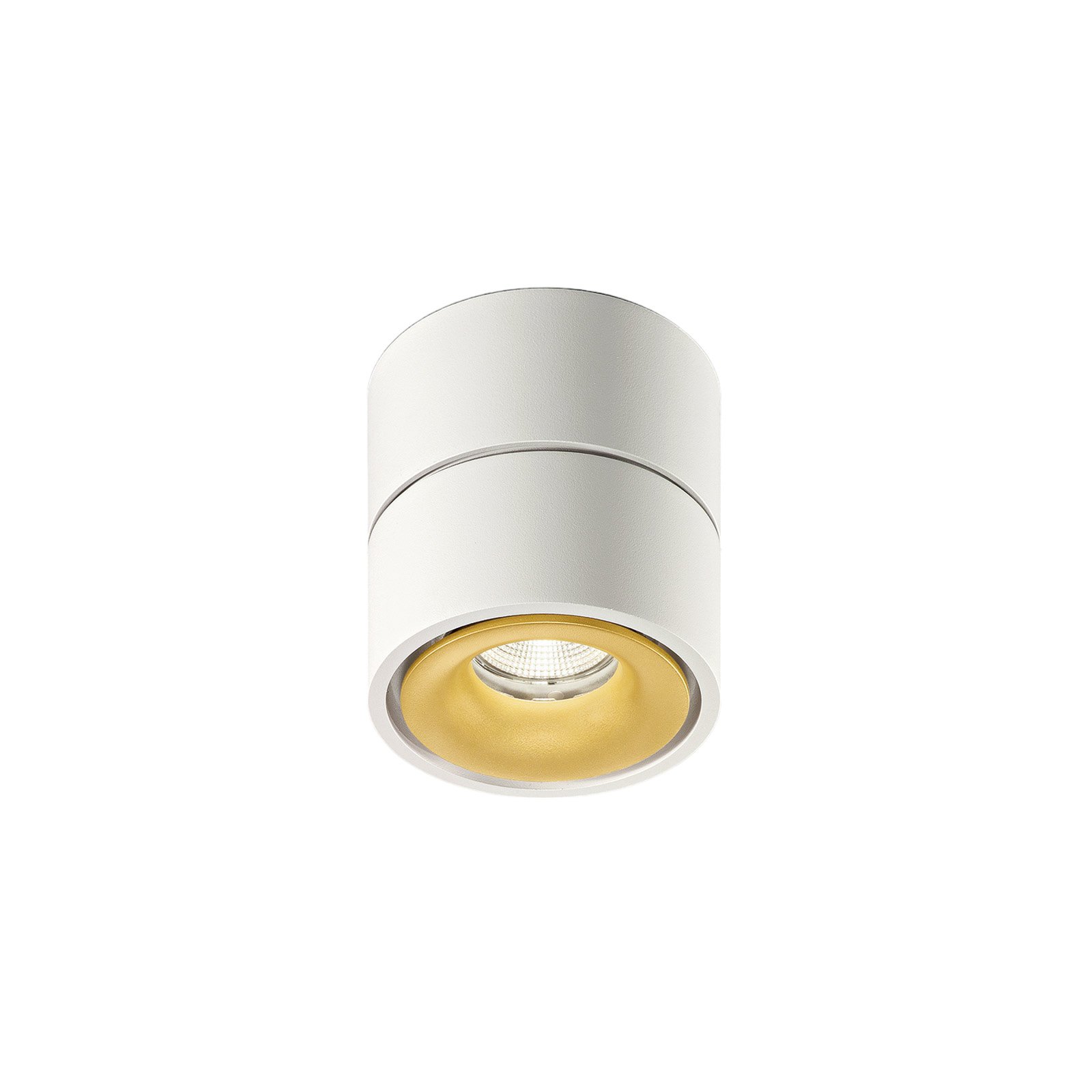 Egger Clippo LED-Deckenspot dim-to-warm weiß/gold