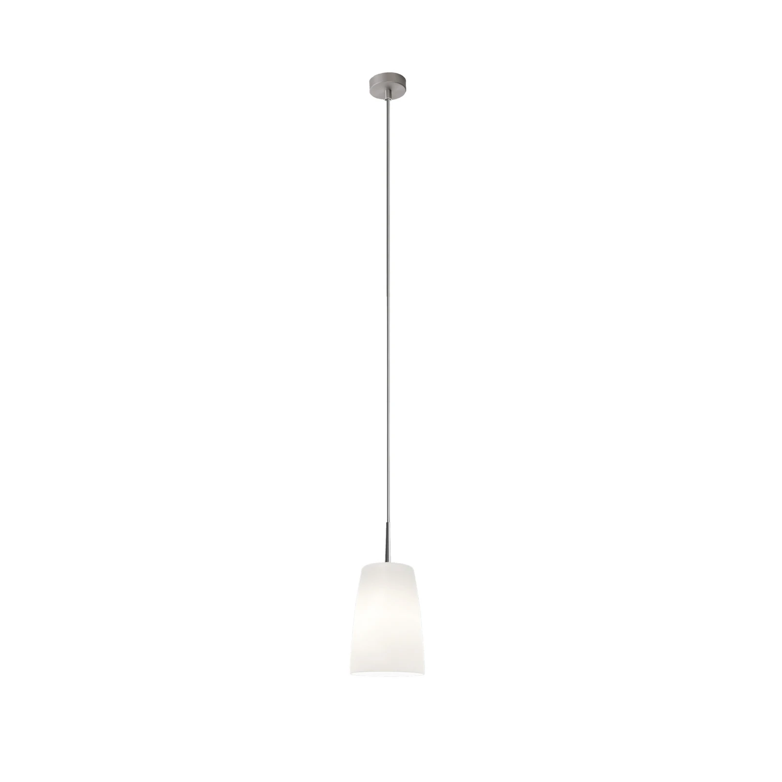 Závesné svietidlo Casablanca Mesa, biela, sklo, Ø 14 cm, E27