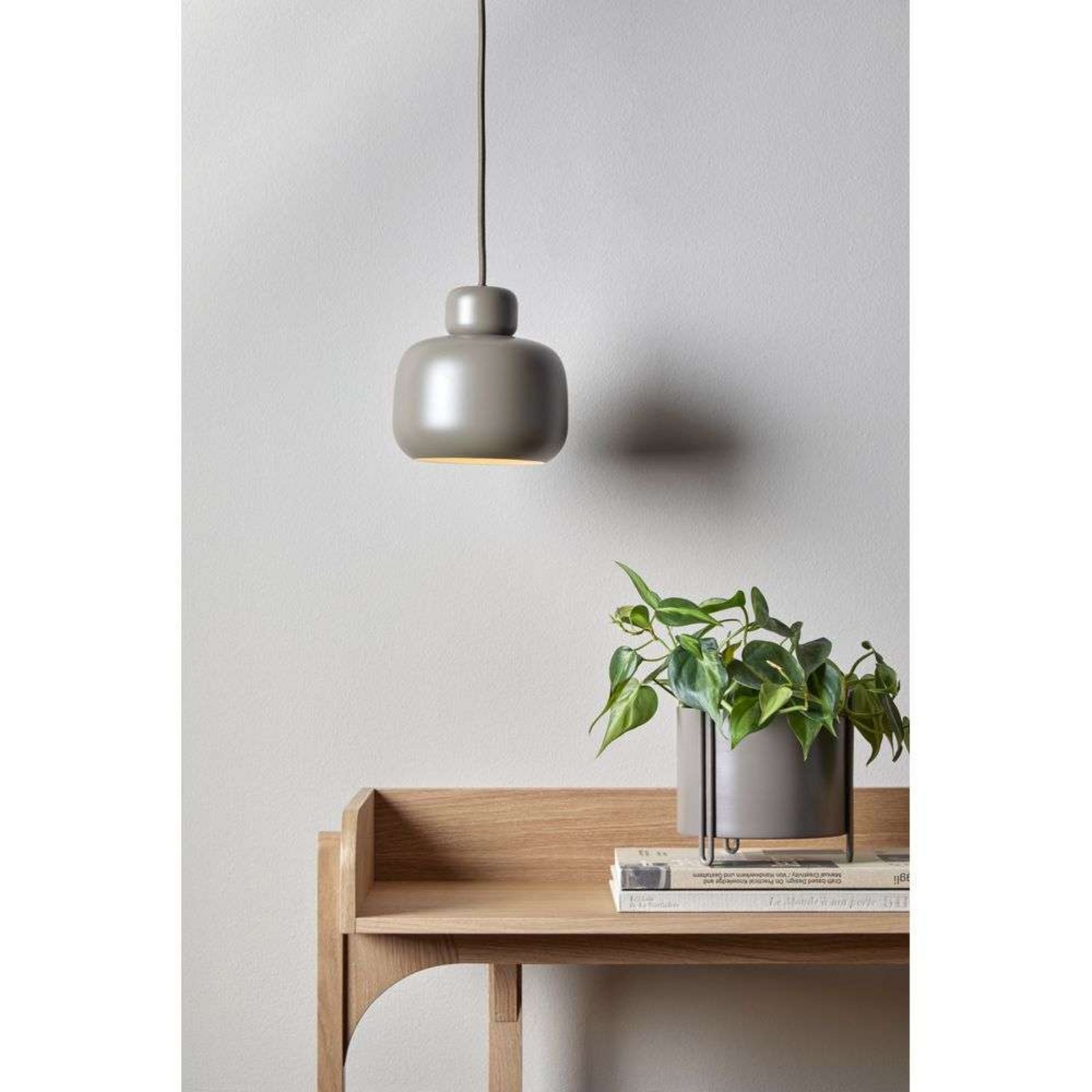 Stone Lampada a Sospensione Small Taupe - Woud