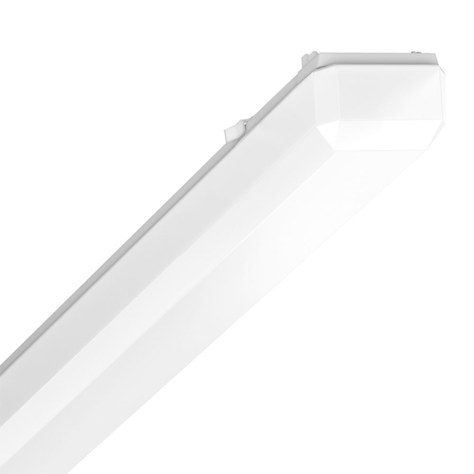 Regiolux KLKF/1500 LED wraparound light 152cm 4000K 5938lm, for Hallway, acrylic, steel, 47 W, energy efficiency: A++, L: 151.5 cm, W: 9 cm, H: 7.1 cm