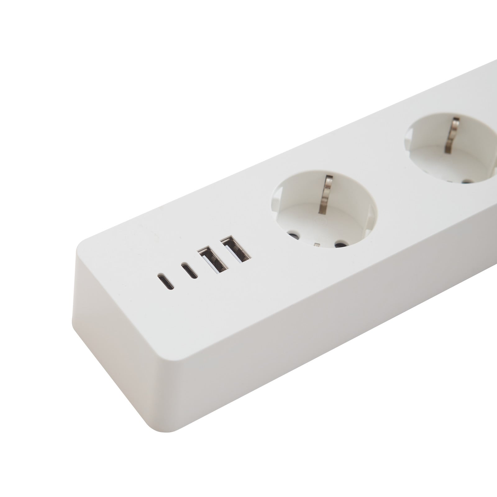 LUUMR Priză inteligentă Lykka EU USB WiFi Tuya - alb - Plastic