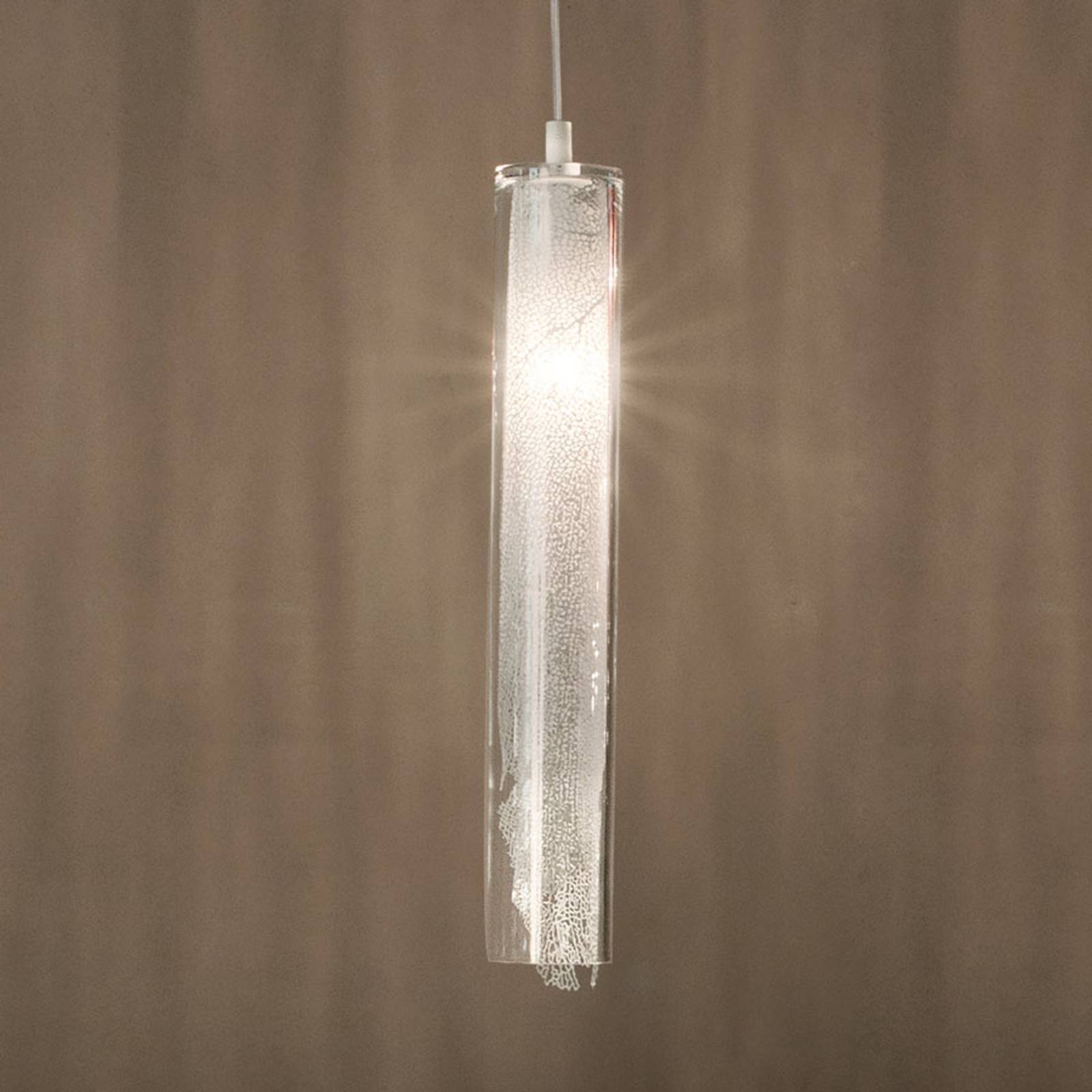 Terzani Frame - lampa wisząca biała, 7 cm