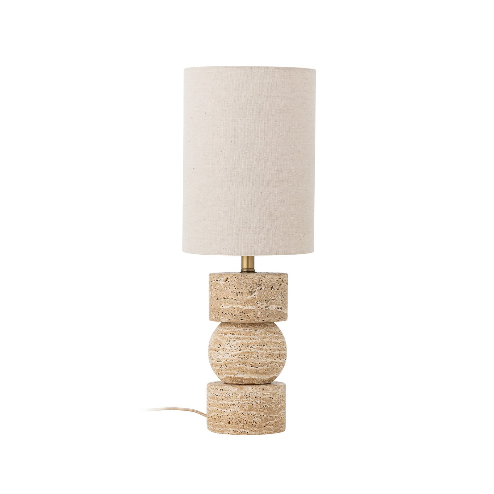 Lampe de table Marci, couleur naturelle, 53 cm, travertin - Bloomingville