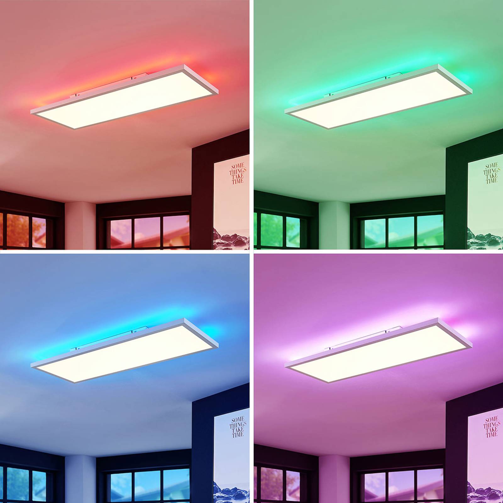 Panel LED Arcchio Brenda, 80 x 30 cm, CCT, pilot zdalnego sterowania